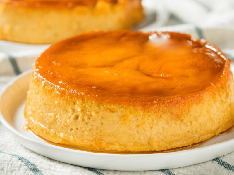 Flan sin huevo