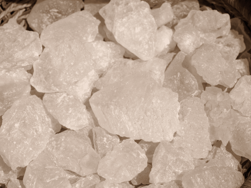 Propiedades del mineral piedra de alumbre