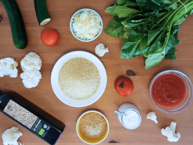 Receta: pastel de mijo con verduras