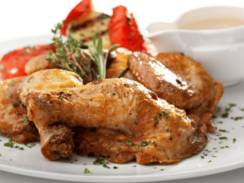 Receta con pollo: tacos pendejos y pollo al horno
