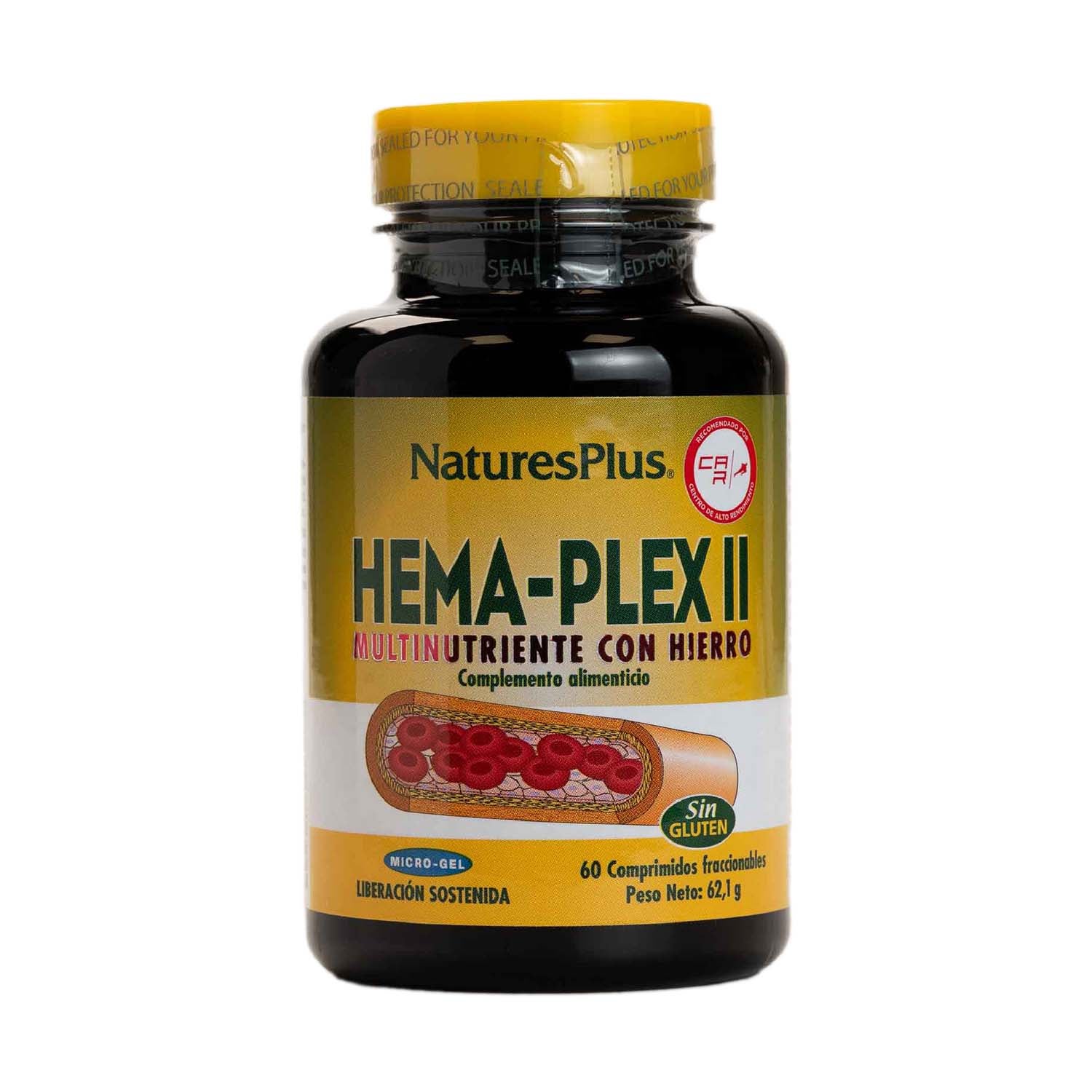 Hema plex II 60 comprimidos Nature'S Plus