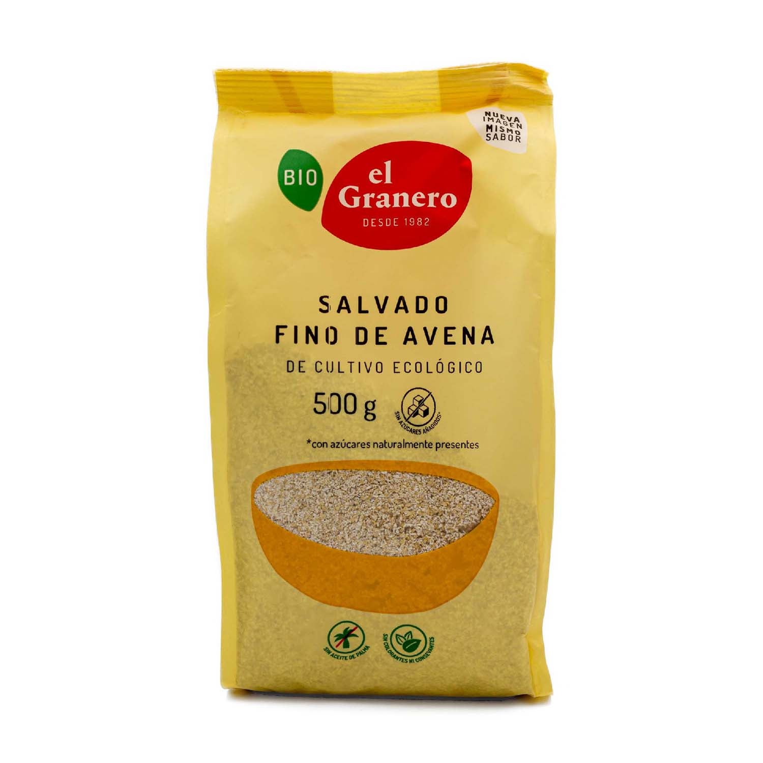 Salvado de Avena Fino Bio 500g El Granero Integral