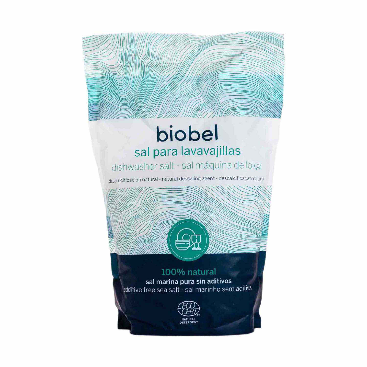 Sal descalcificadora para lavavajillas 2kg Biobel