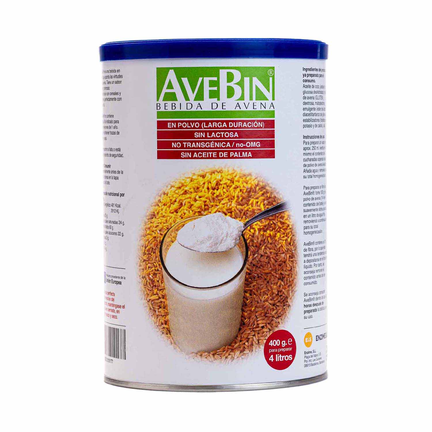 Bebida de Avena en Polvo 400g Avebin