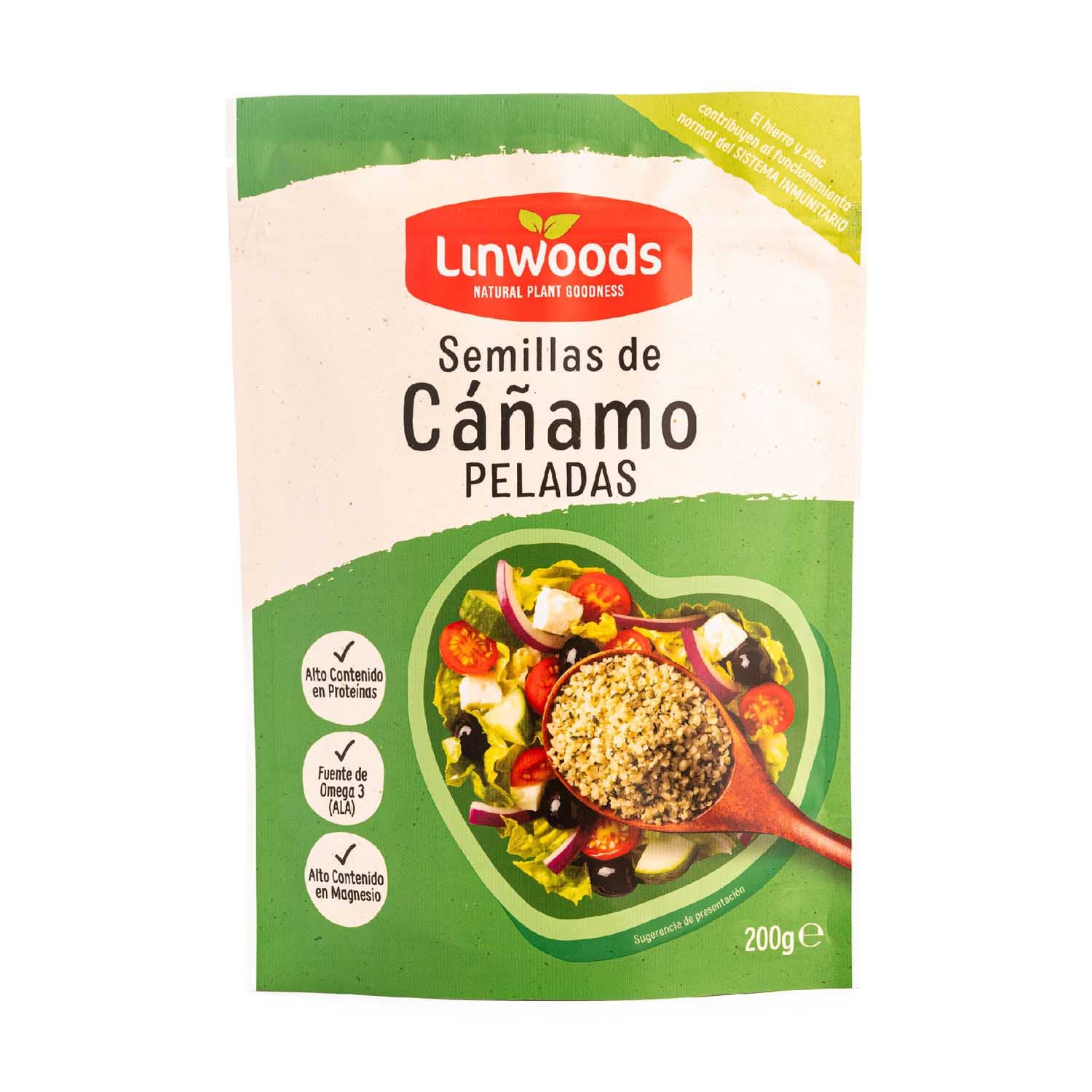 Semillas de Cáñamo Peladas 200g Linwoods