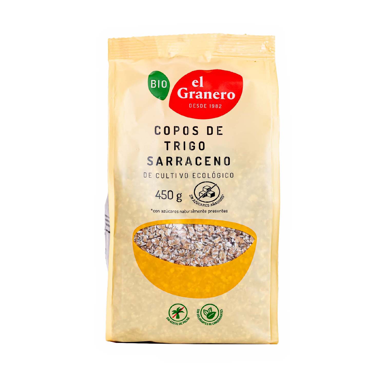 Copos de trigo sarraceno 450g El Granero Integral