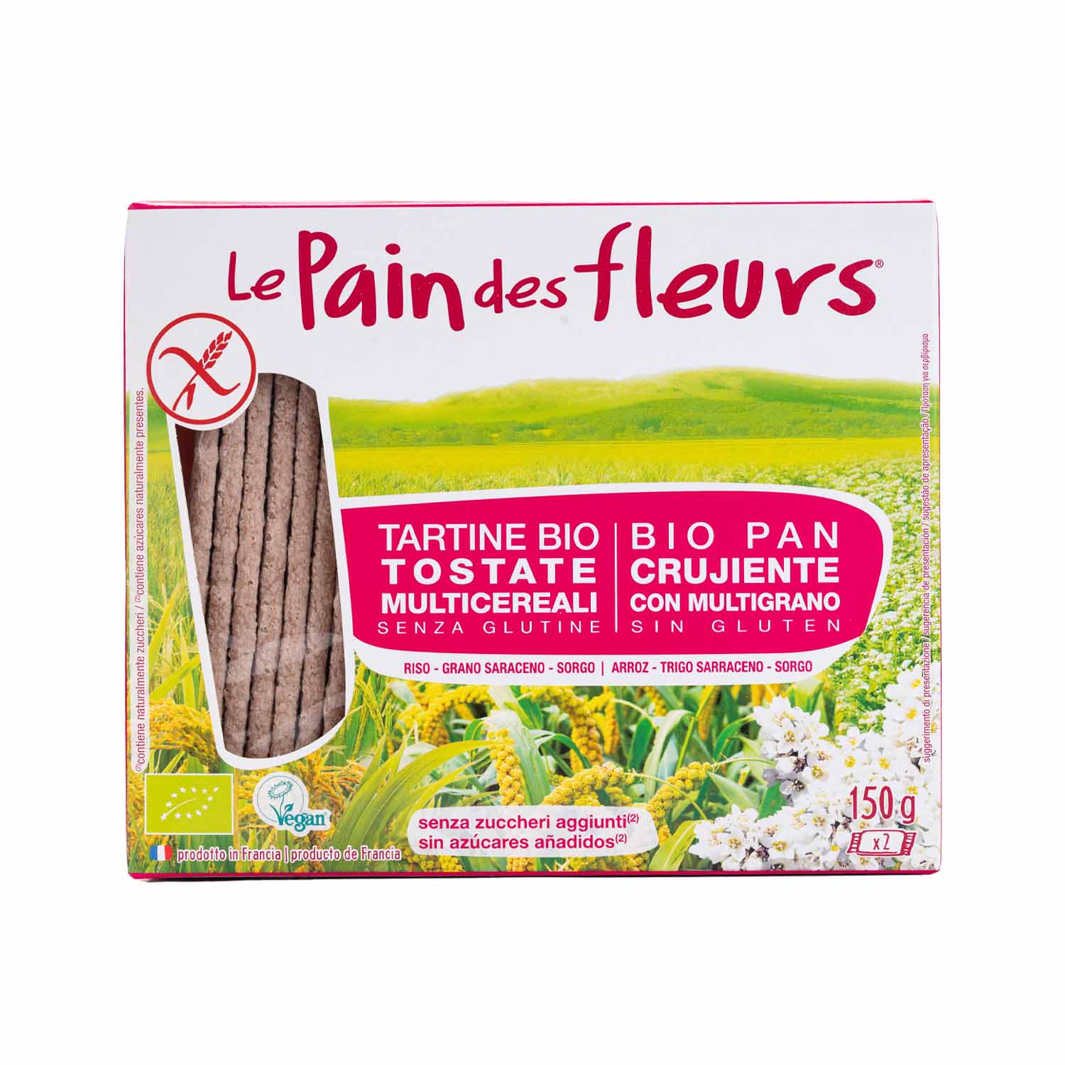 Pan flores multicereales 150g Le Pains Des Fleurs