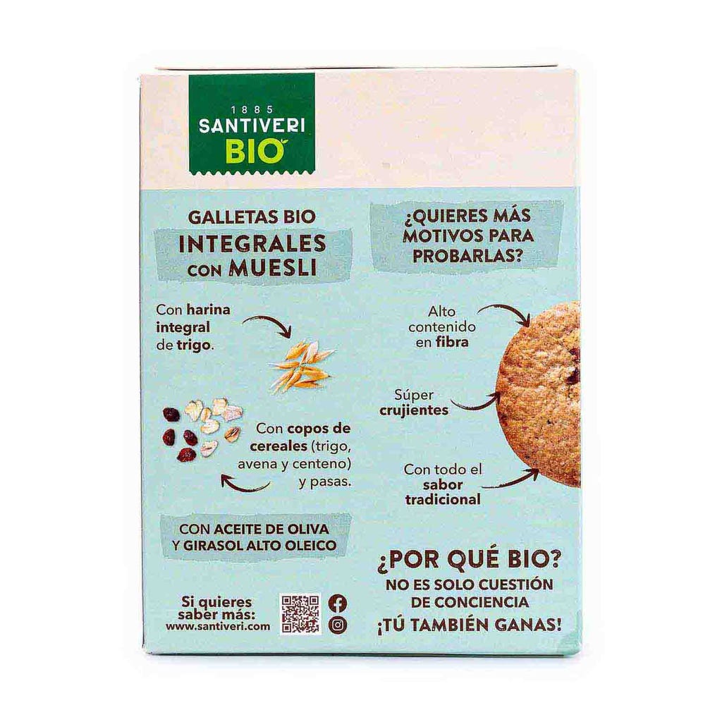 Galletas digestive cereales ecológicas 330g Santiveri [8412170034648]