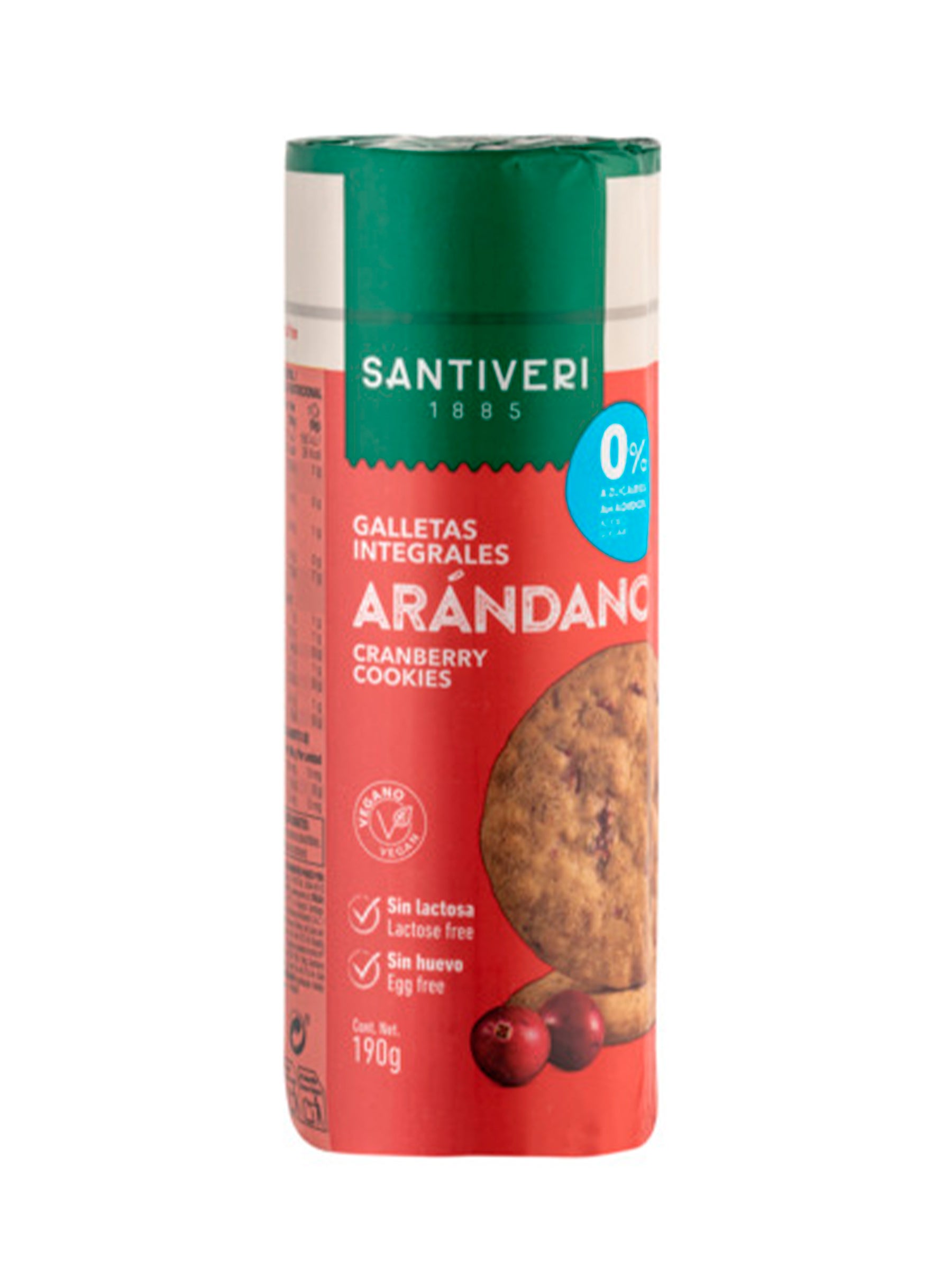 Galletas Digestivas con Arándano 190g Santiveri