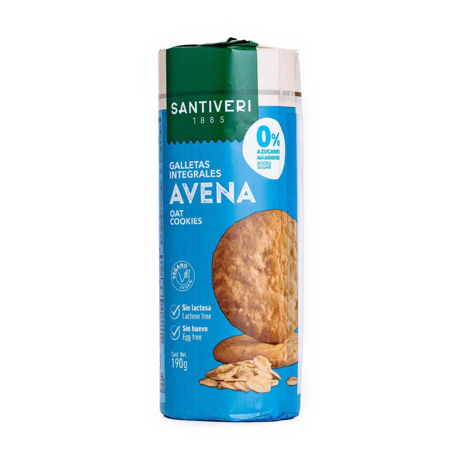 Galletas Digestivas de Avena 190g Santiveri