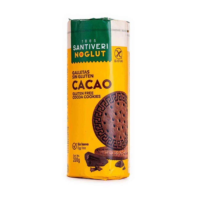 Galletas digestivas con cacao sin gluten 200g Noglut