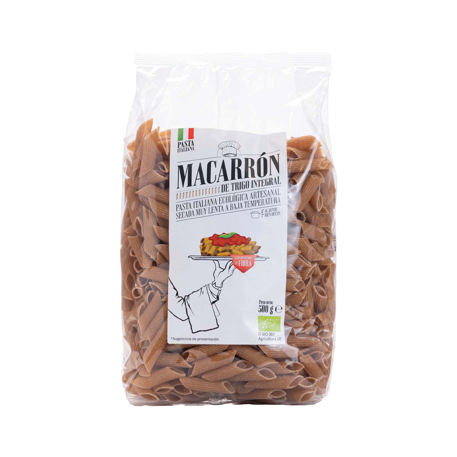 Macarrón Integral 500g Bio Cesta
