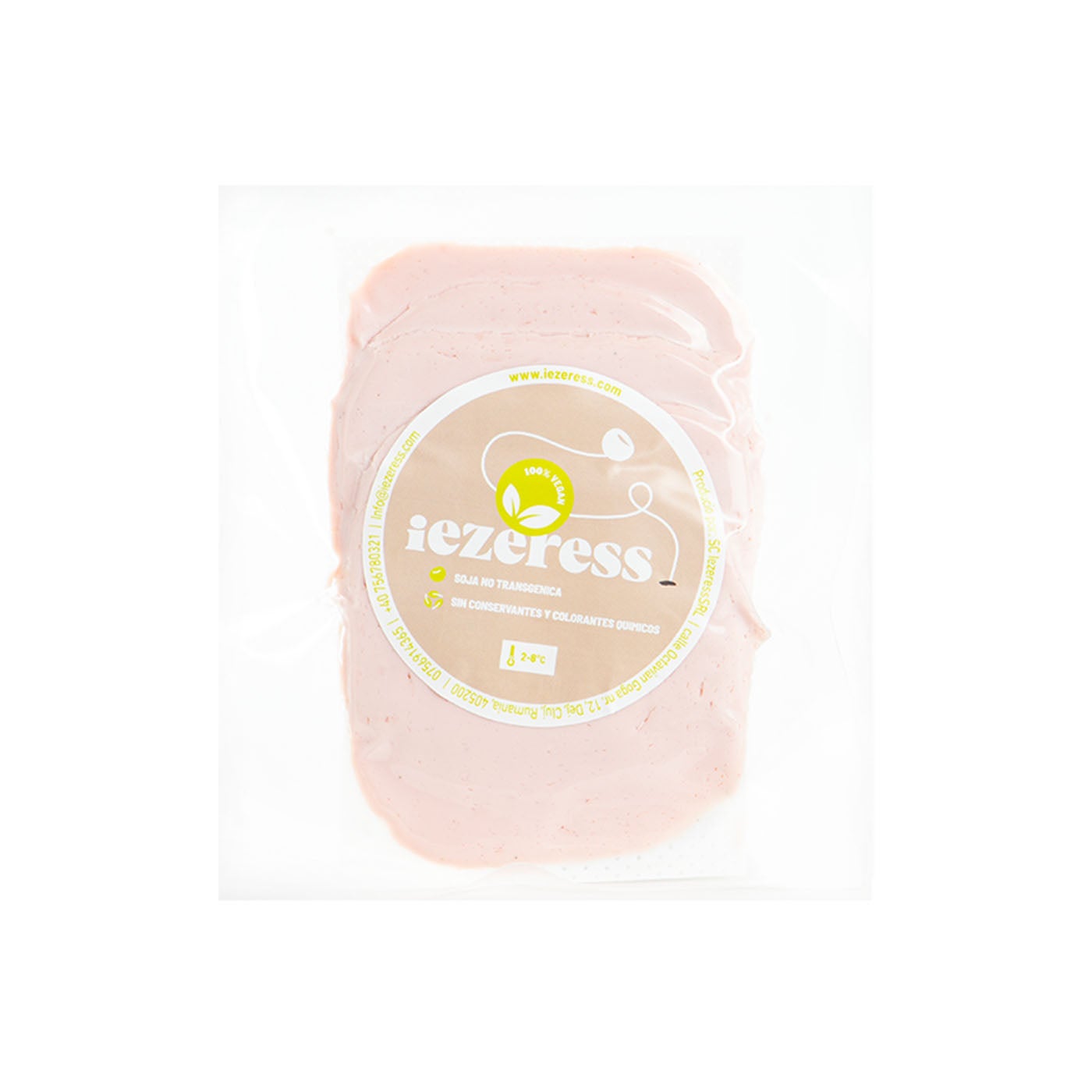 Mortadela vegetal lonchas 100g Iezeress