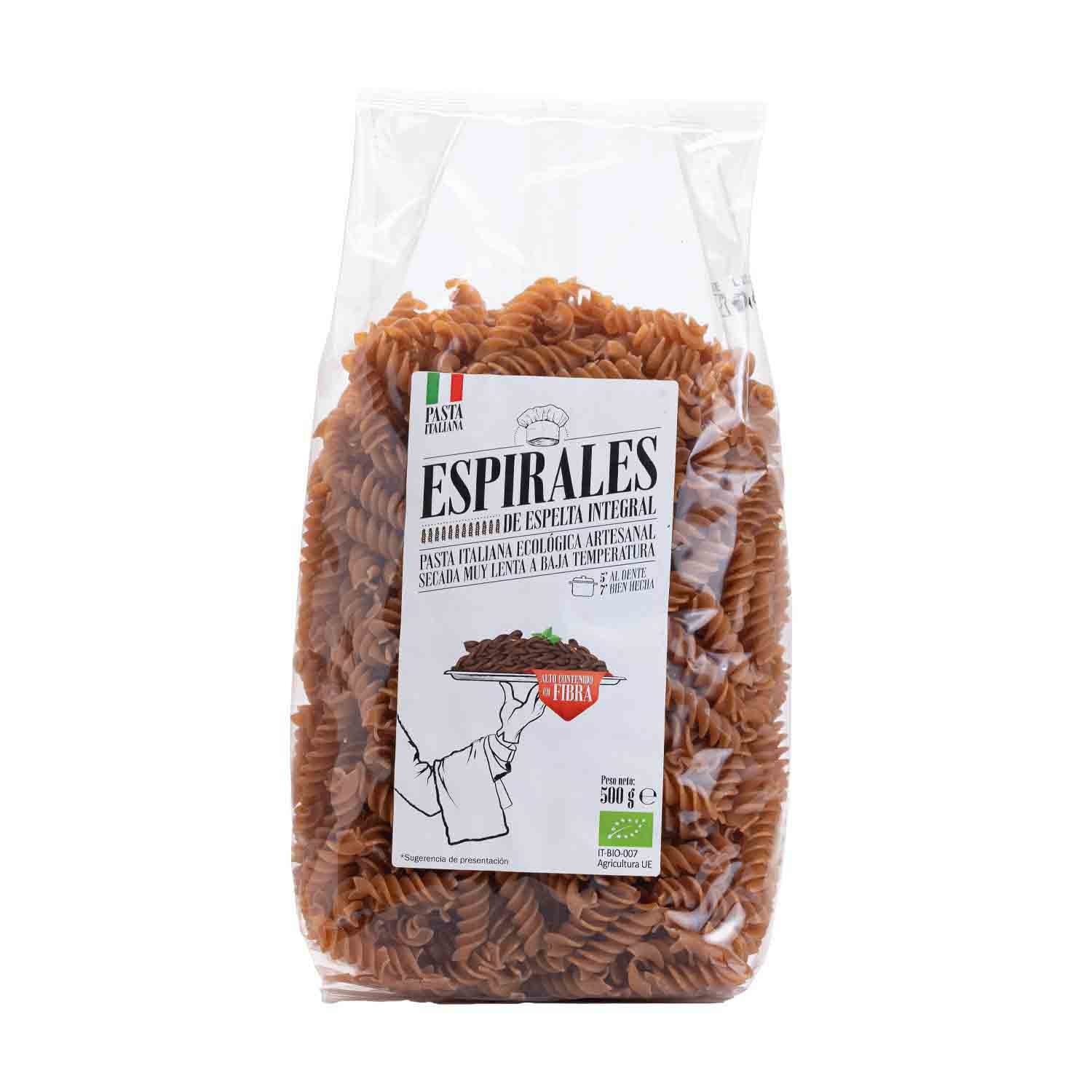 Espiral espelta integral 500g Bio Cesta