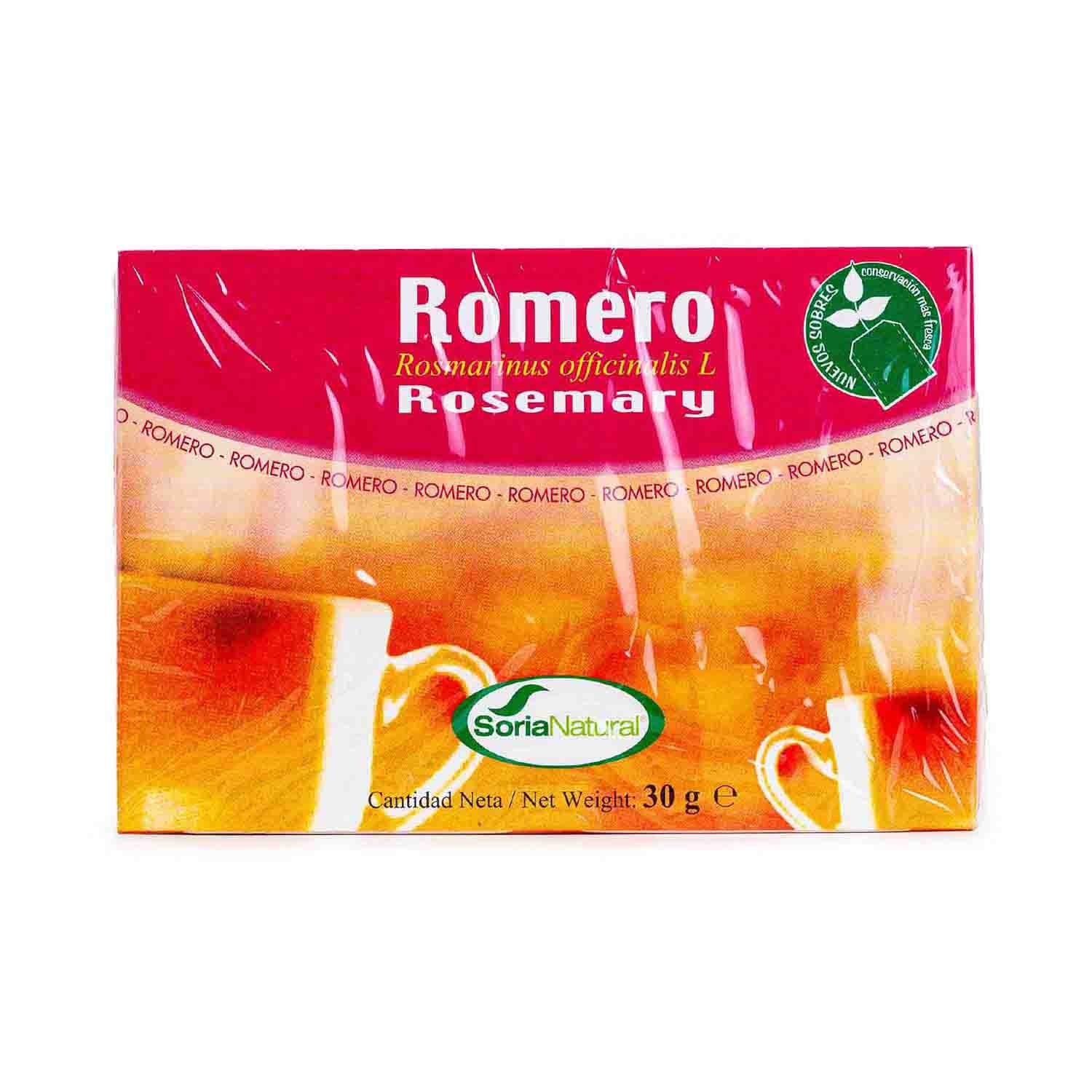 Infusión romero 20 filtros Soria Natural