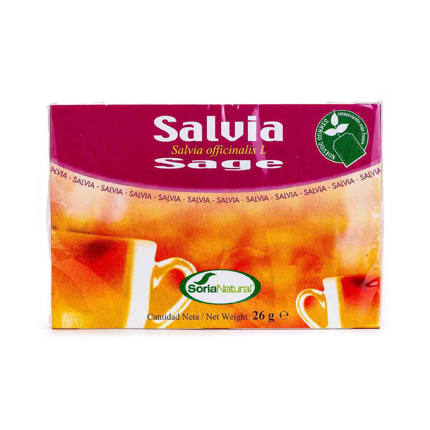 Infusión de salvia 20 filtros Soria Natural