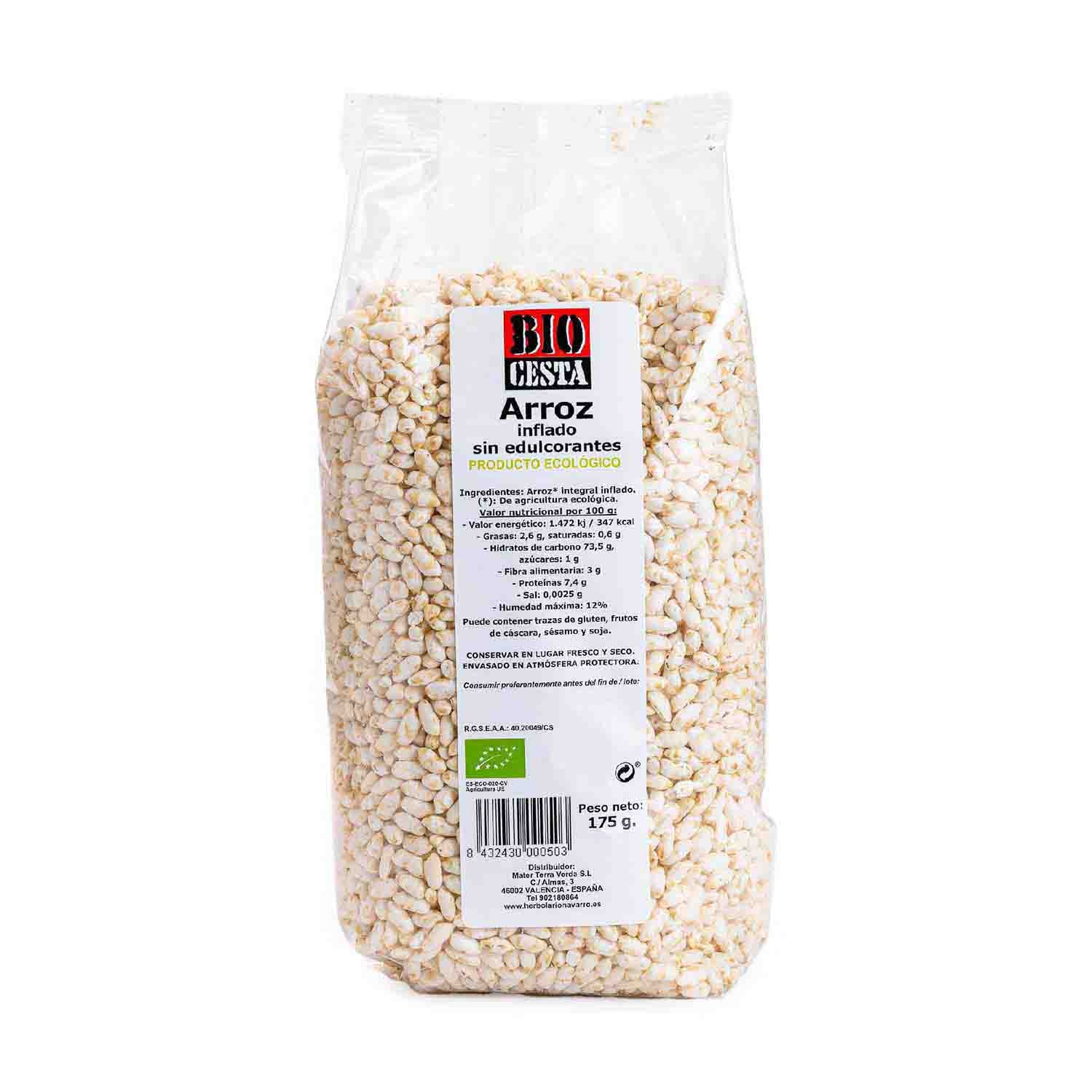 Arroz hinchado Bio 175g Bio Cesta