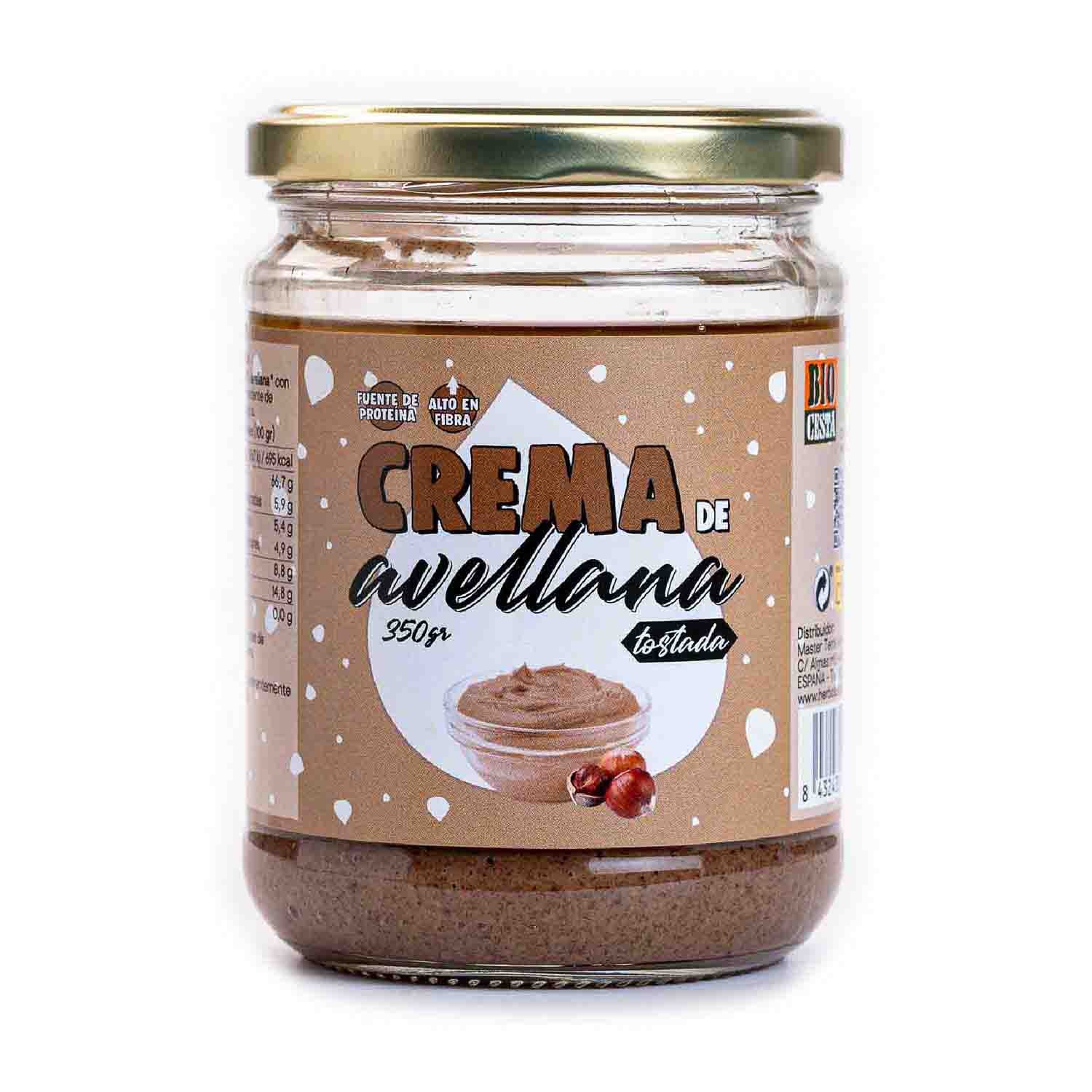 Puré de avellanas tostado bio 350g Bio Cesta