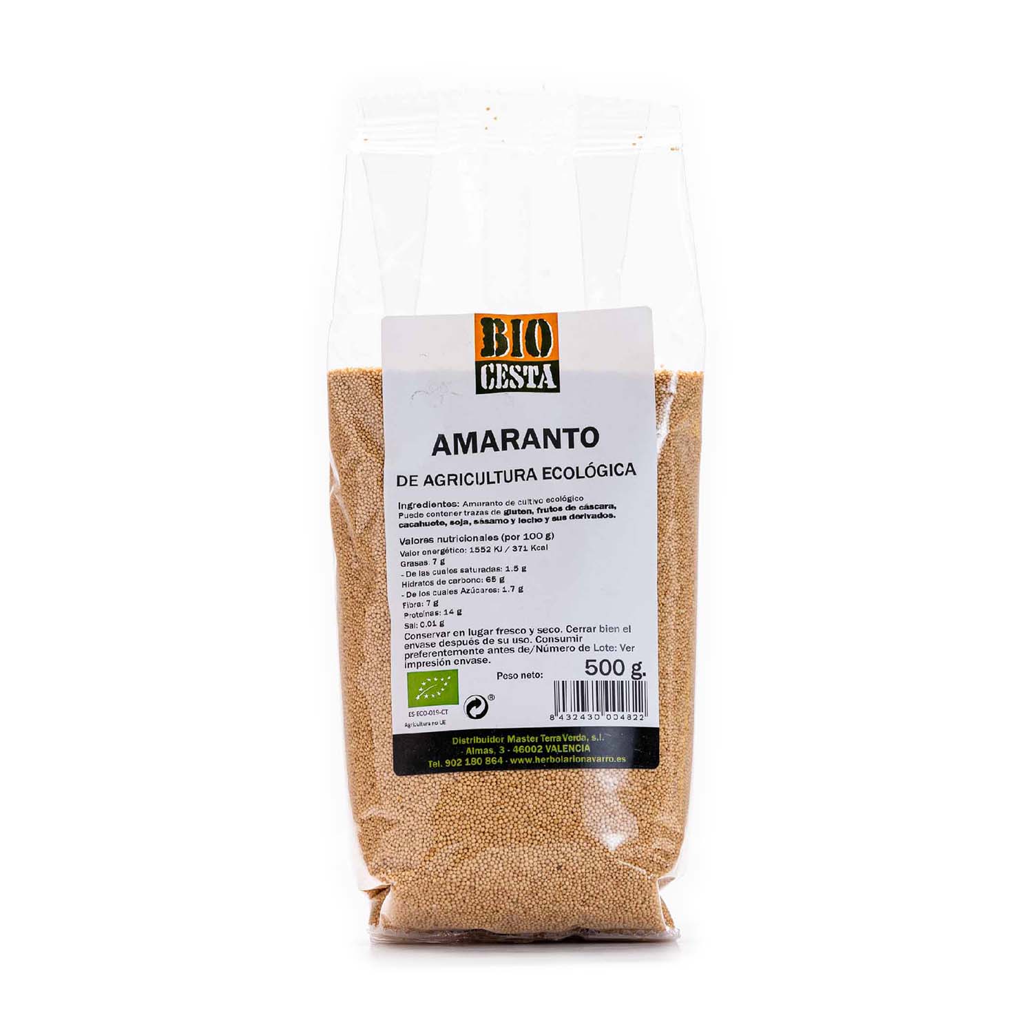 Amaranto en grano Bio 500g Bio Cesta