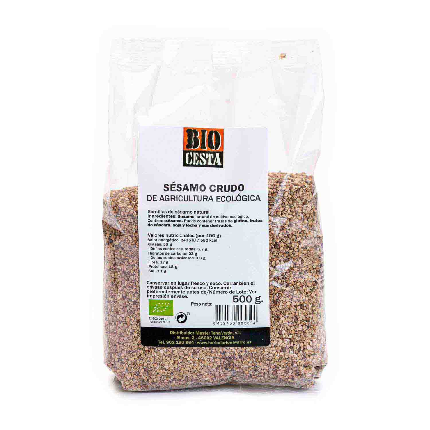 Sésamo crudo 500g Bio Cesta