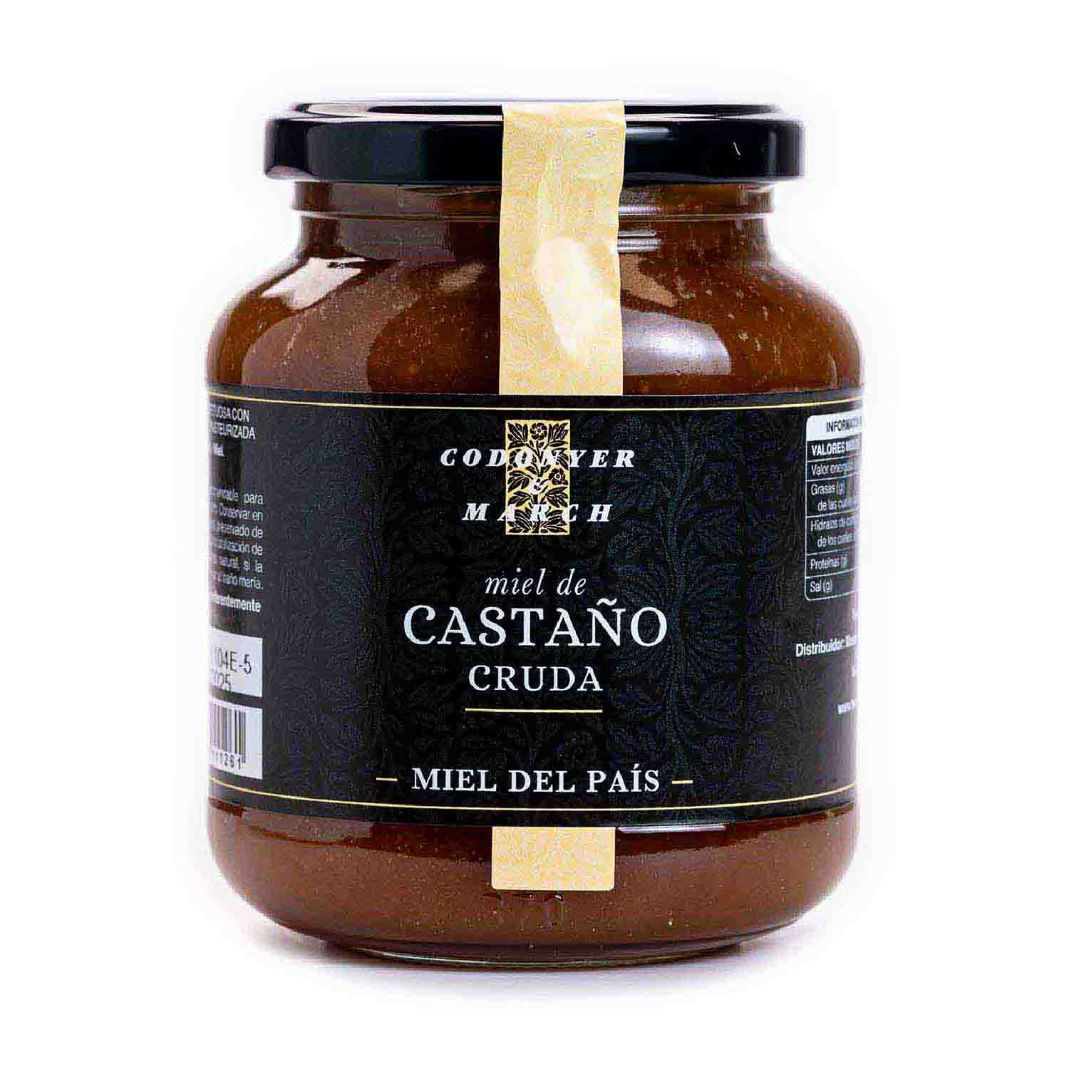 Miel de Castaño Cruda 500g Codonyer & March