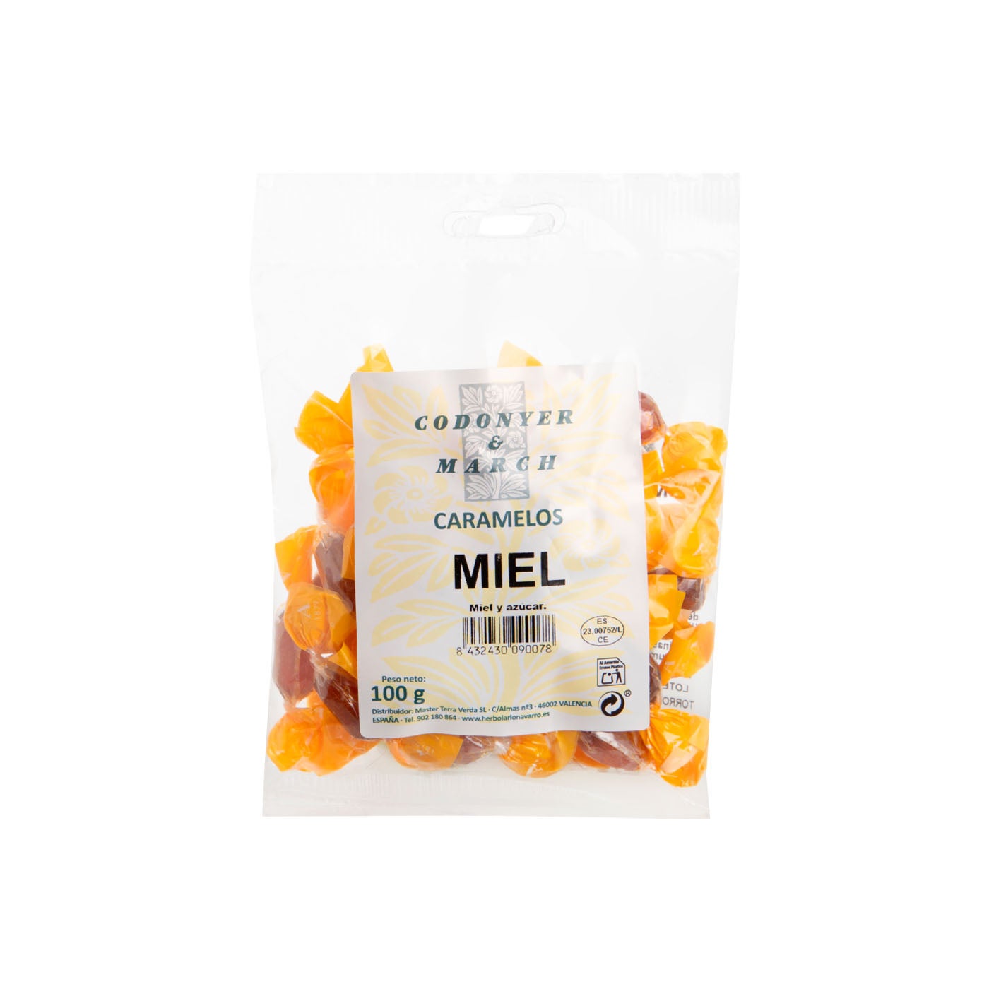 Caramelos de Miel 100g Codonyer&March
