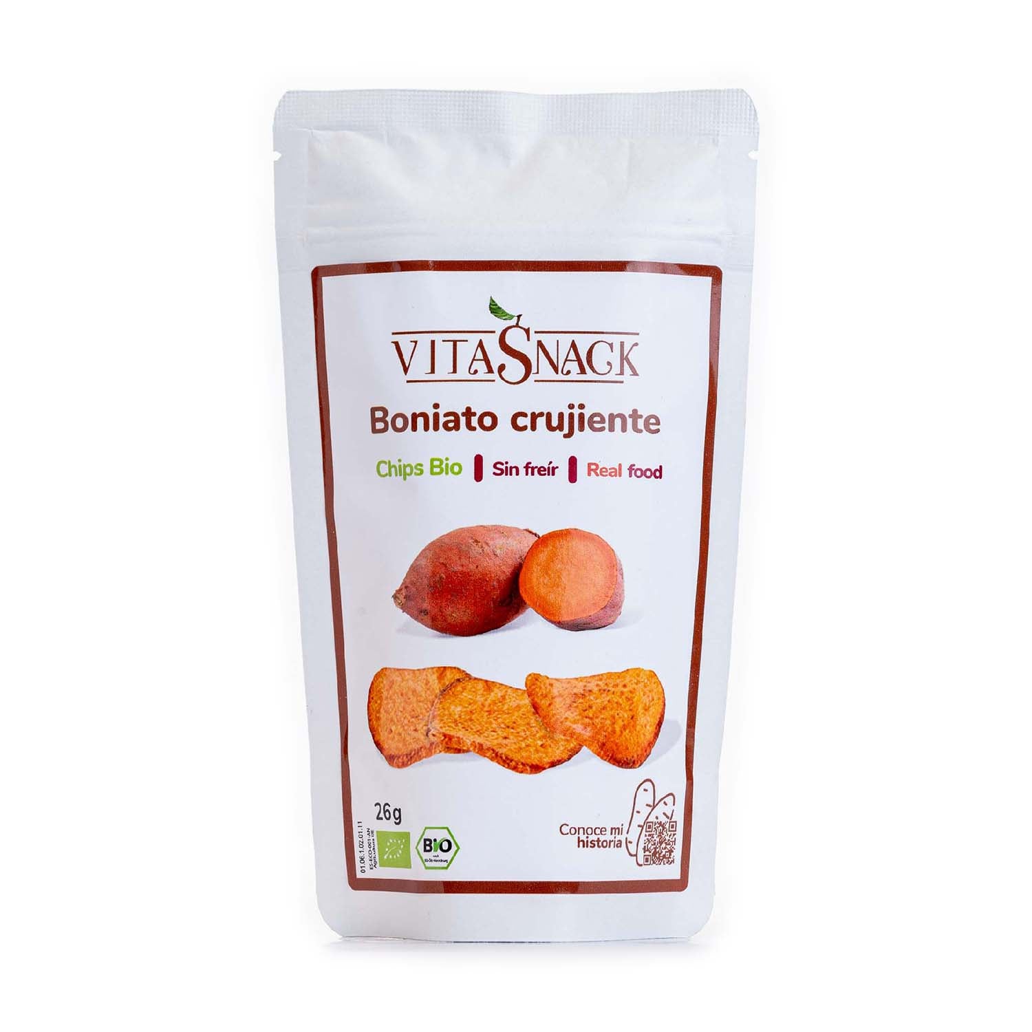 Snack de Boniato Crujiente Eco 26g Vitasnack