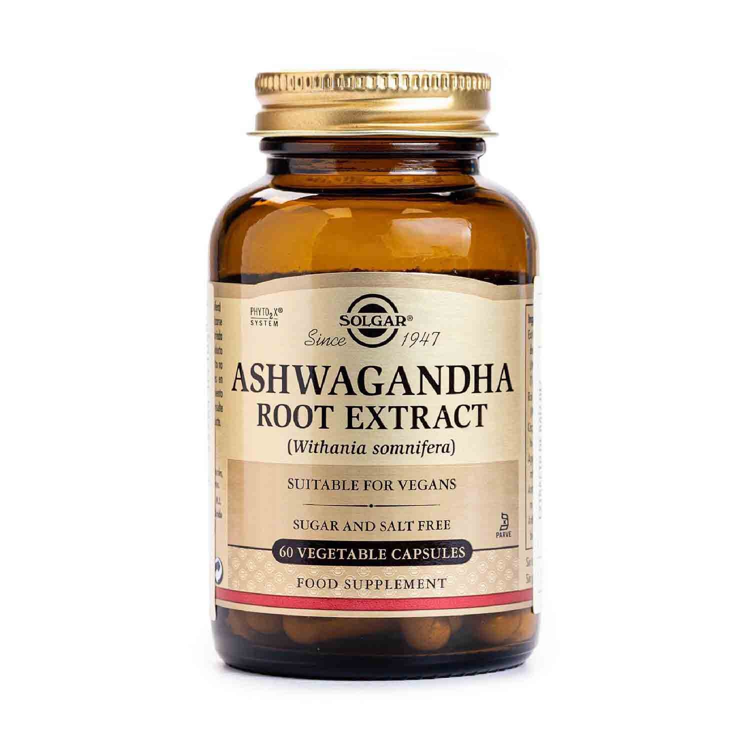 Ashwagandha 60 cápsulas Solgar