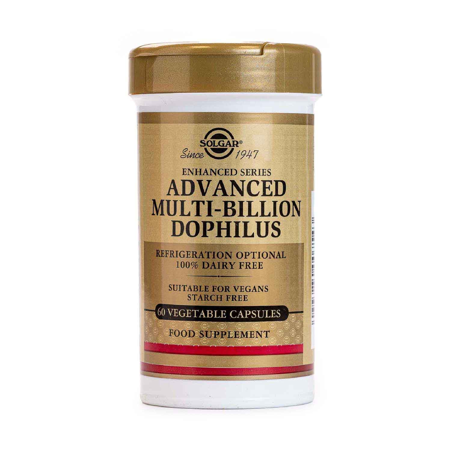 Multi-Billion Dophilus Avanzado 60 cápsulas Solgar