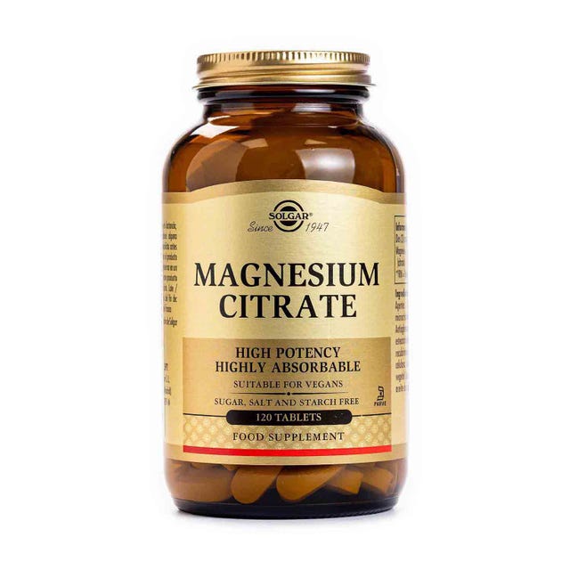 Citrato de Magnesio 120 comprimidos Solgar