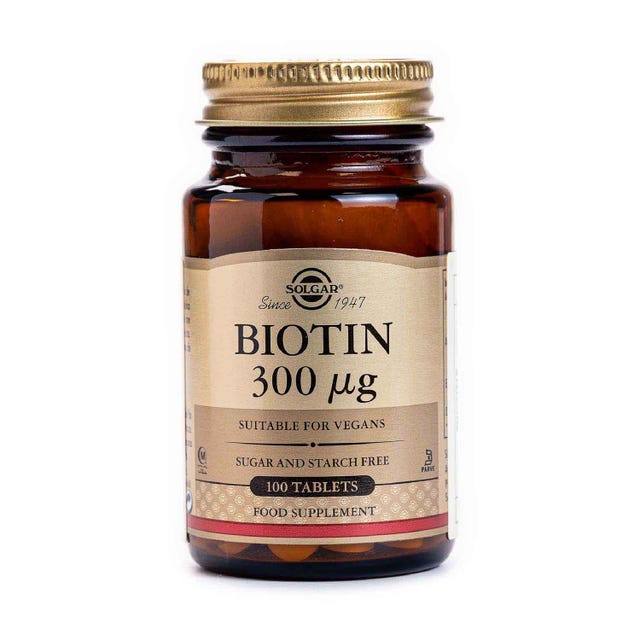 Biotina 100 comprimidos Solgar