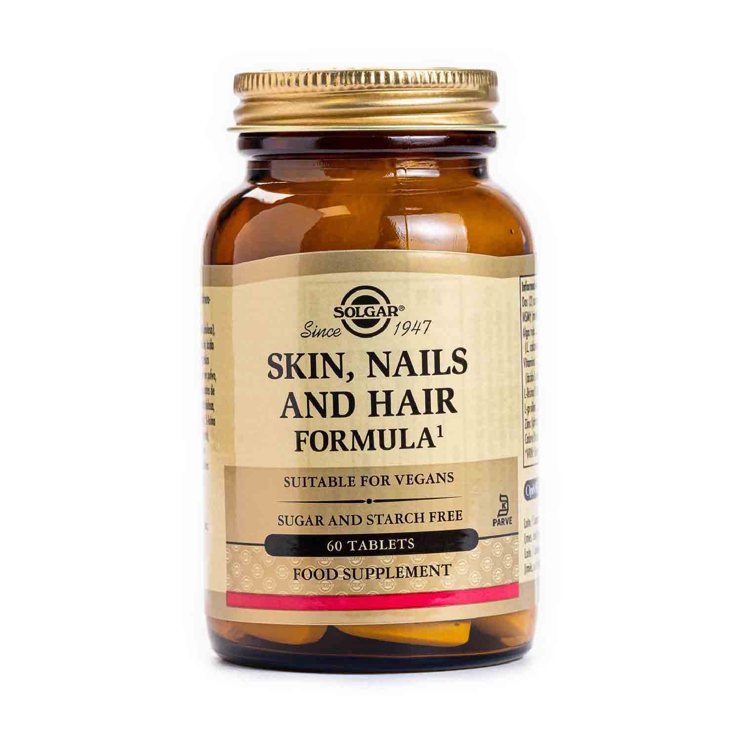 Fórmula Pelo, Piel y Uñas 60 comprimidos Solgar