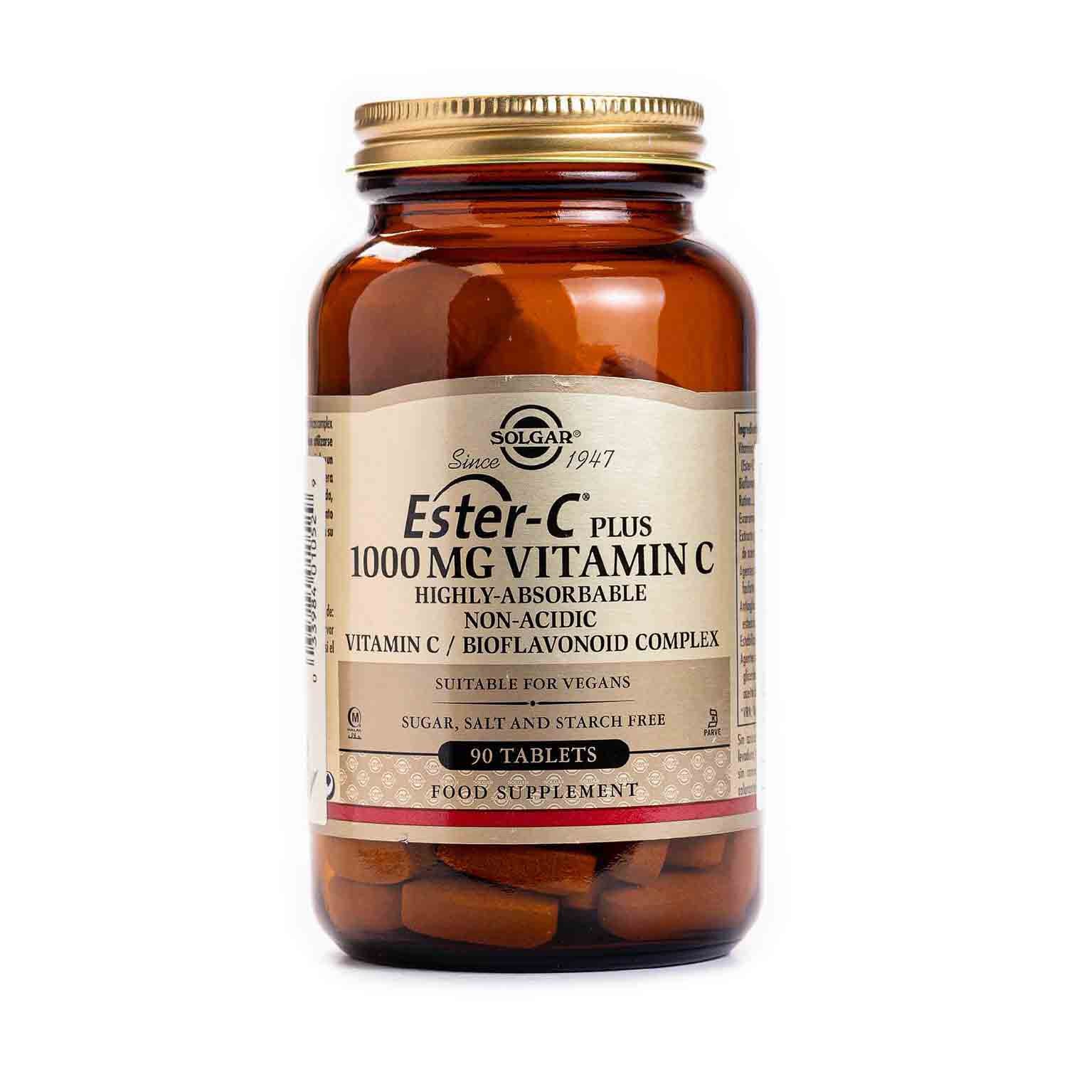 Ester-C® Vitamina C 1000mg 90 comprimidos Solgar