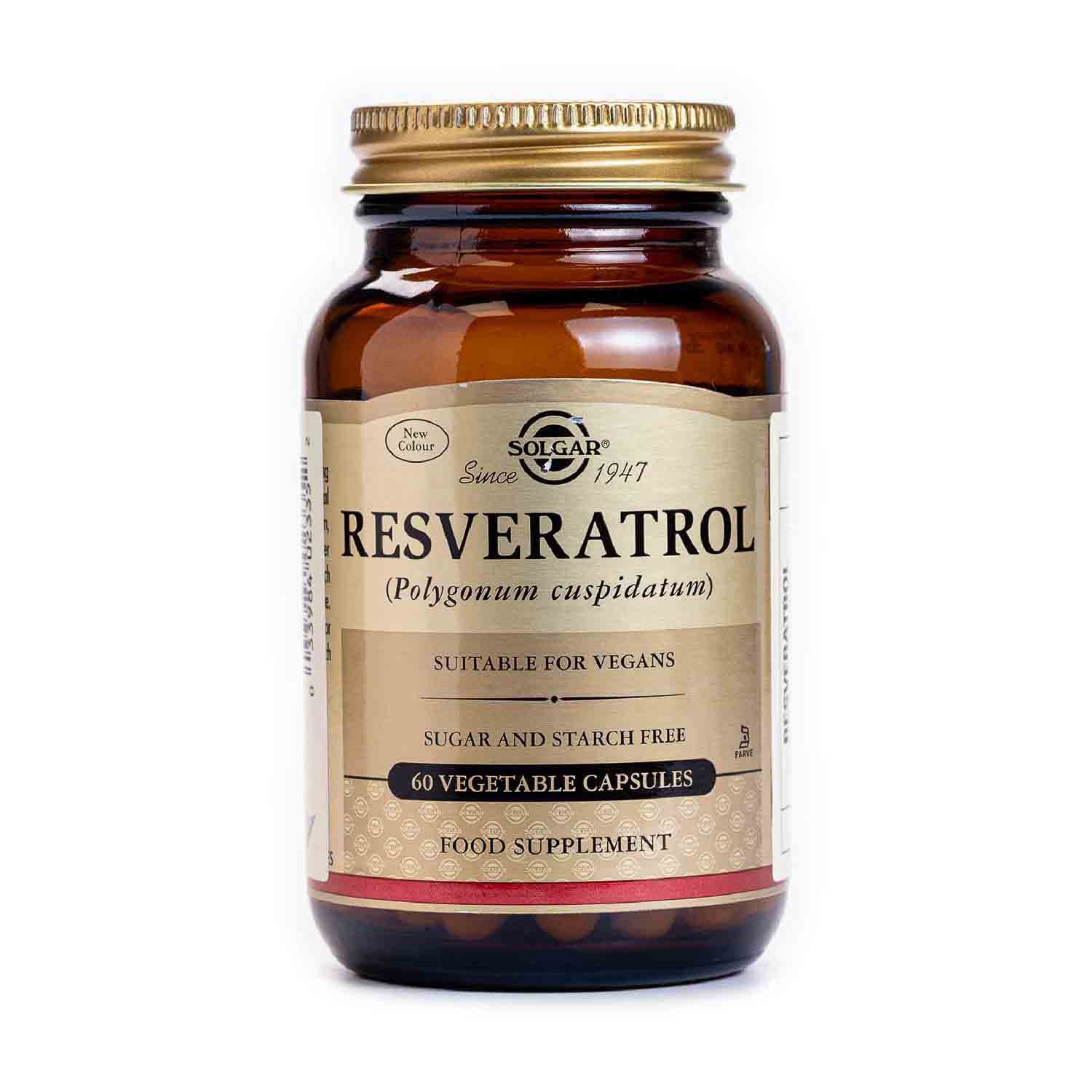 Resveratrol 100mg 60 cápsulas Solgar