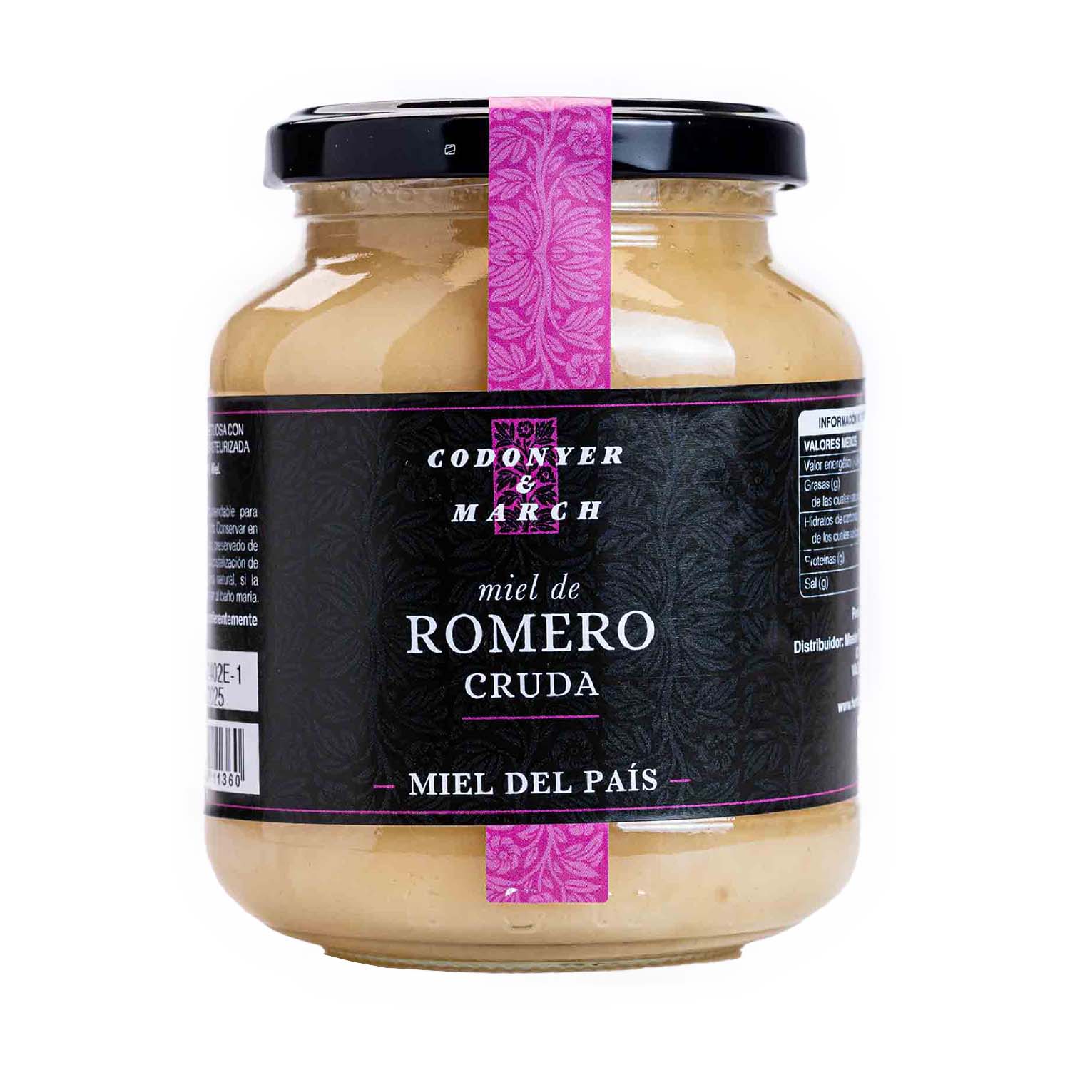 Miel de Romero Cruda 500g Codonyer & March