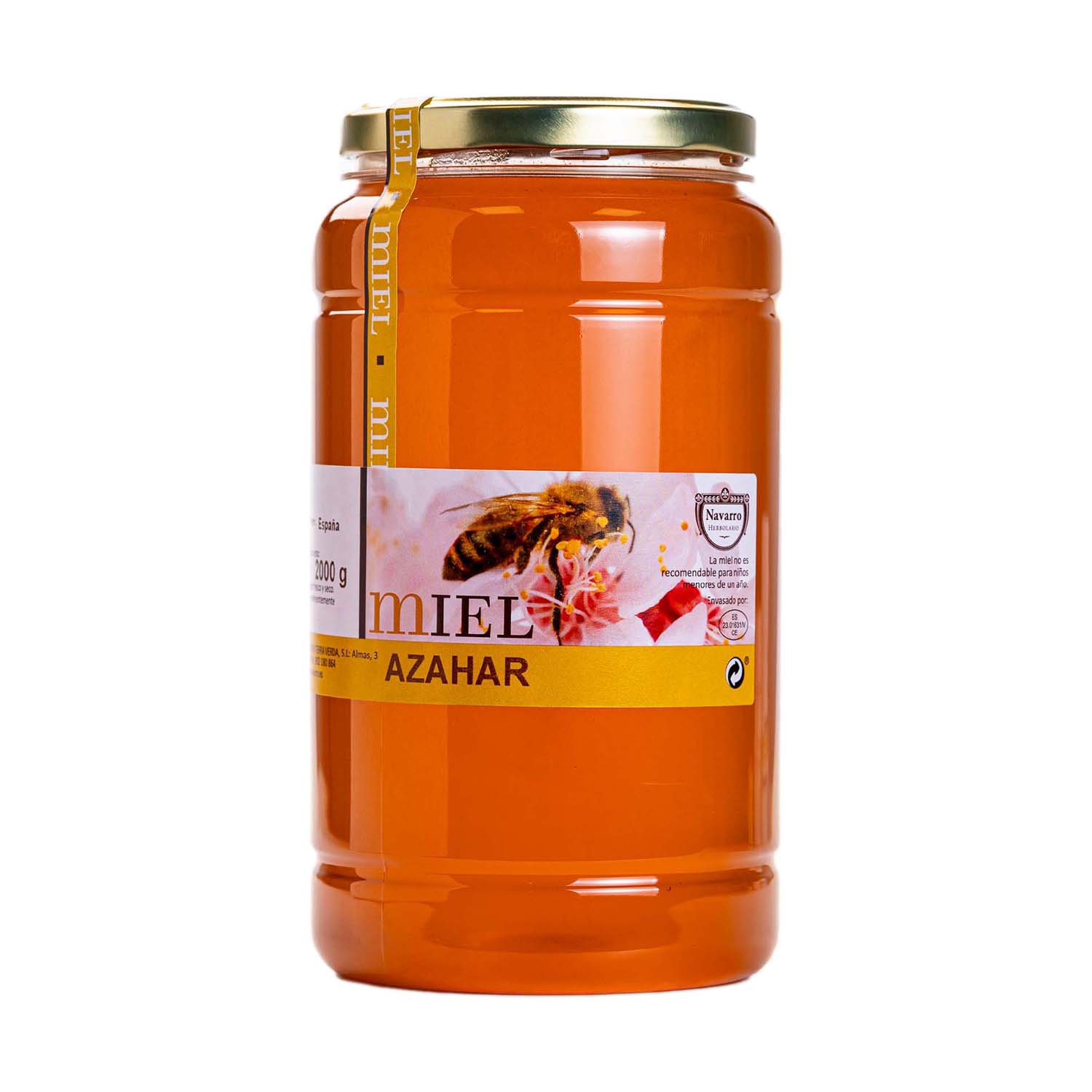 Miel de azahar 2kg Herbolario Navarro