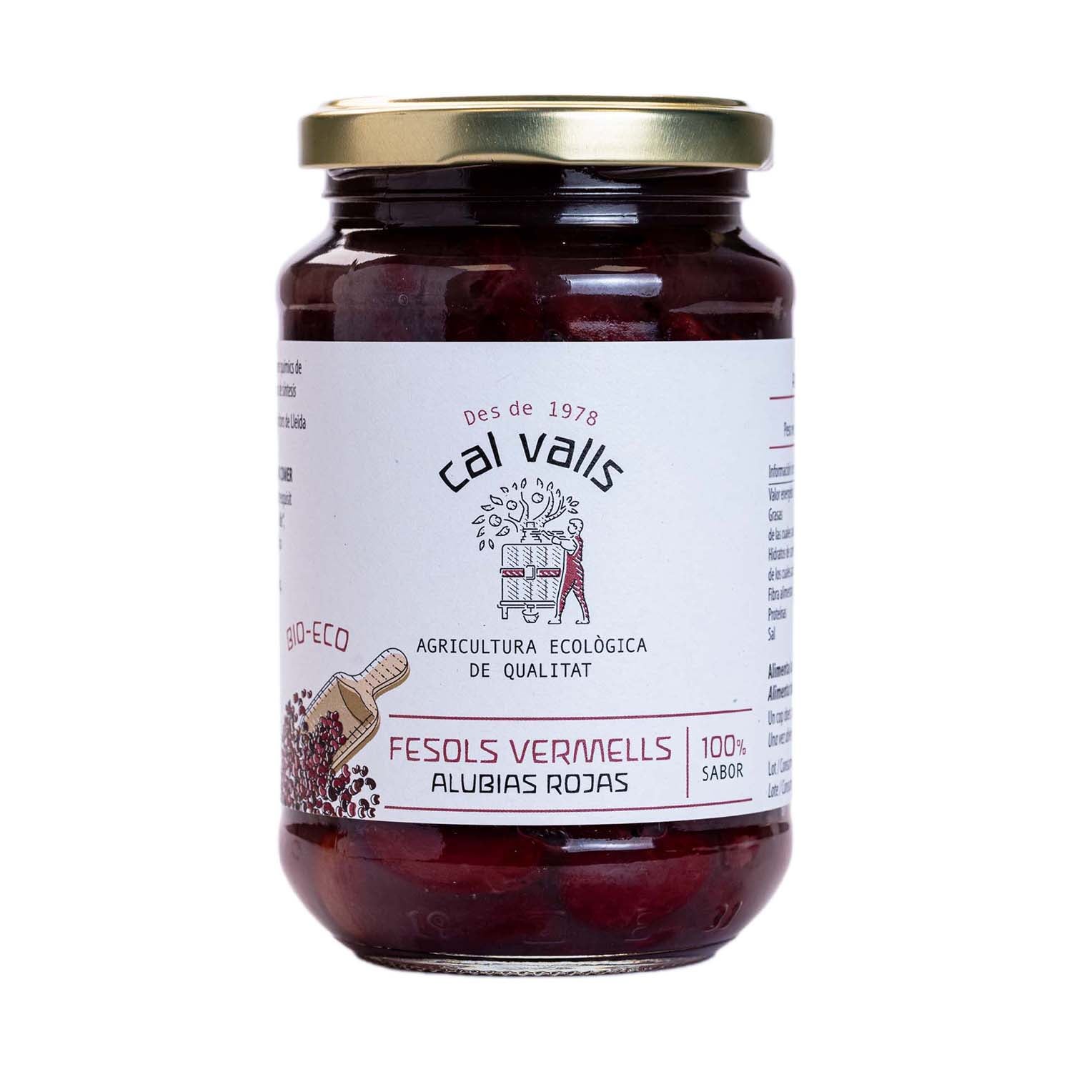 Alubias Rojas Bio 220g Cal Valls