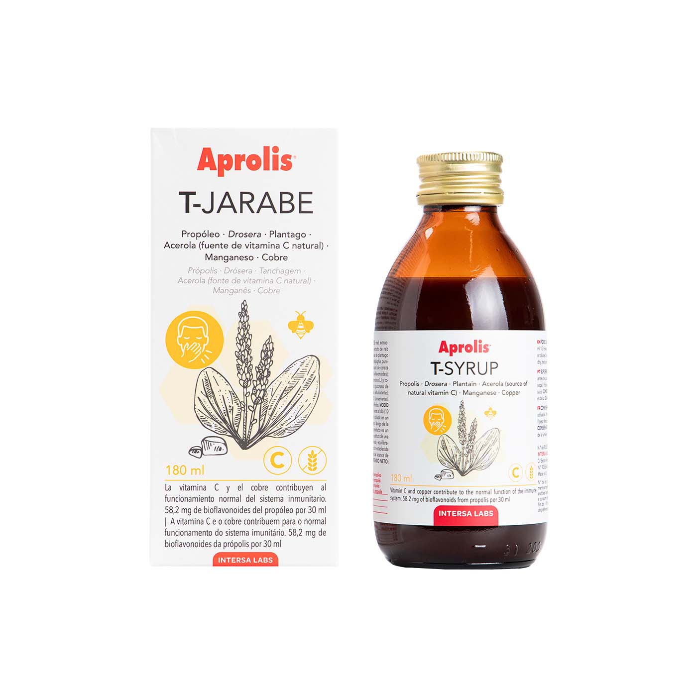 Jarabe de Aprolis para La Tos 180ml Intersa