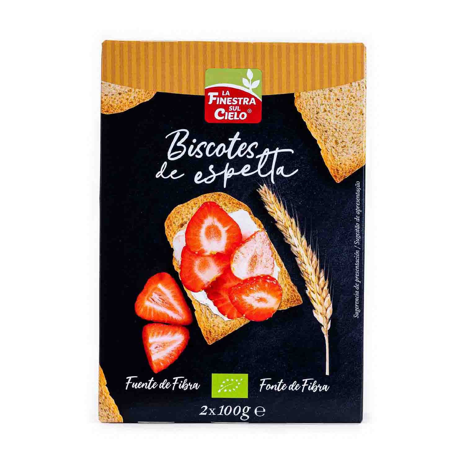 Biscotes de Espelta 200g La Finestra Sul Cielo