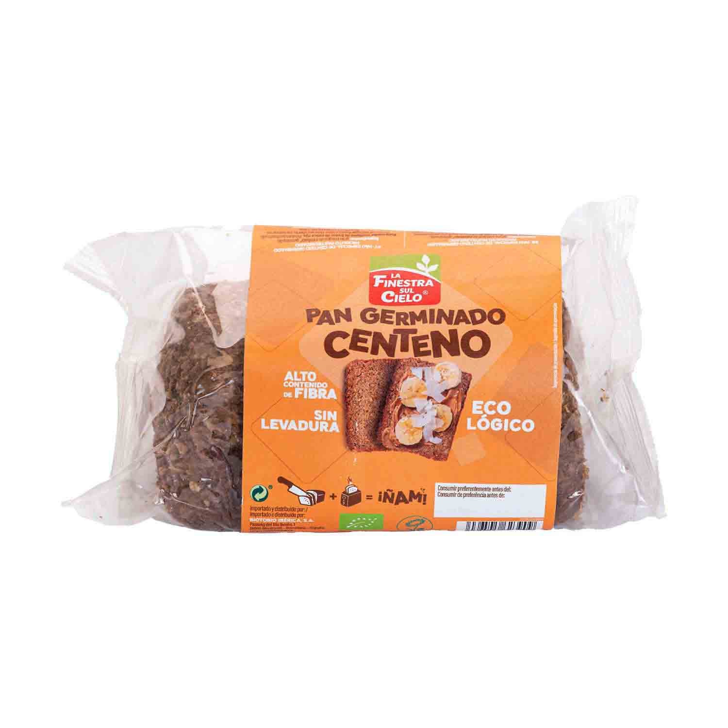 Pan germinado de centeno 400g La Finestra Sul Cielo