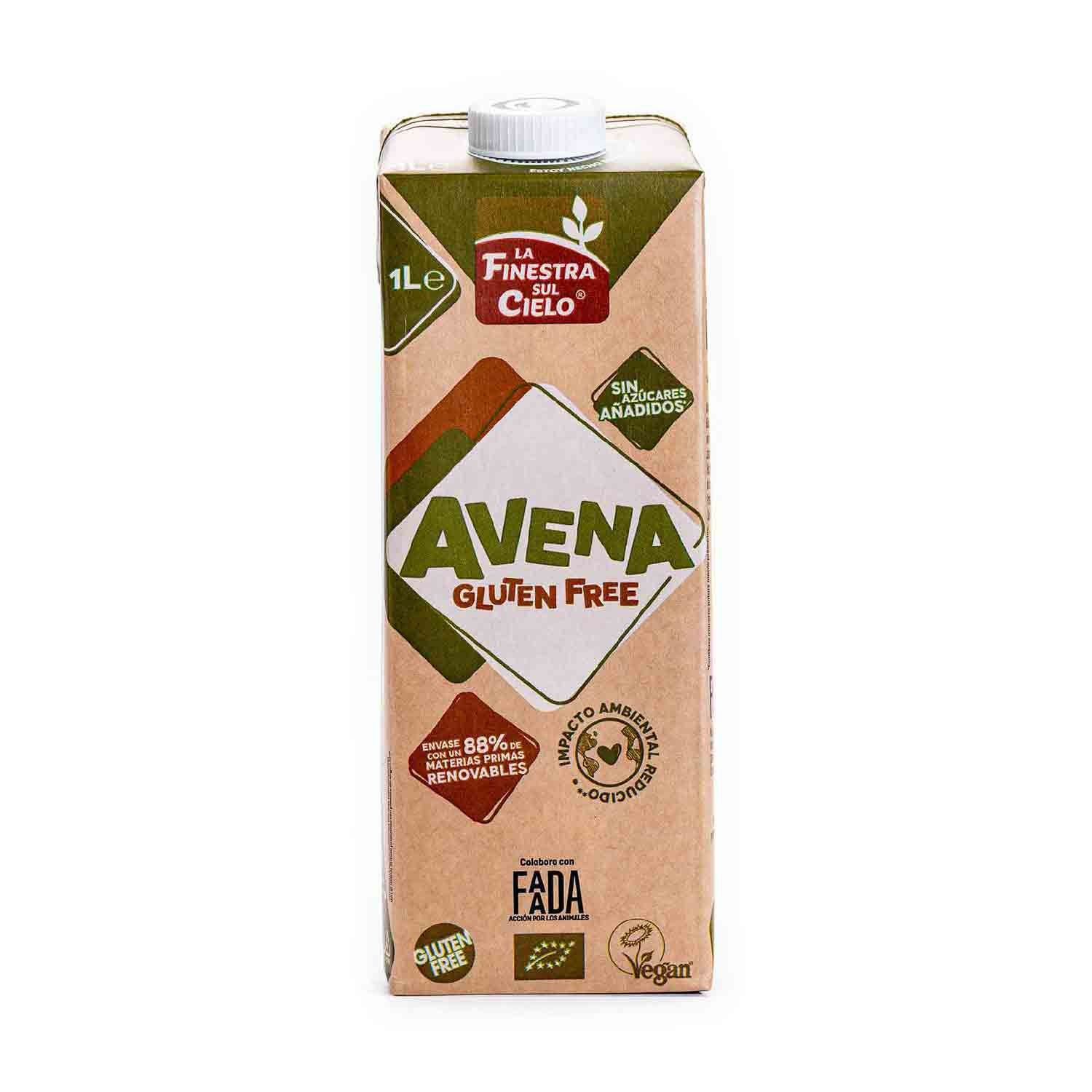 Bebida de Avena Sin Gluten 1L La Finestra Sul Cielo