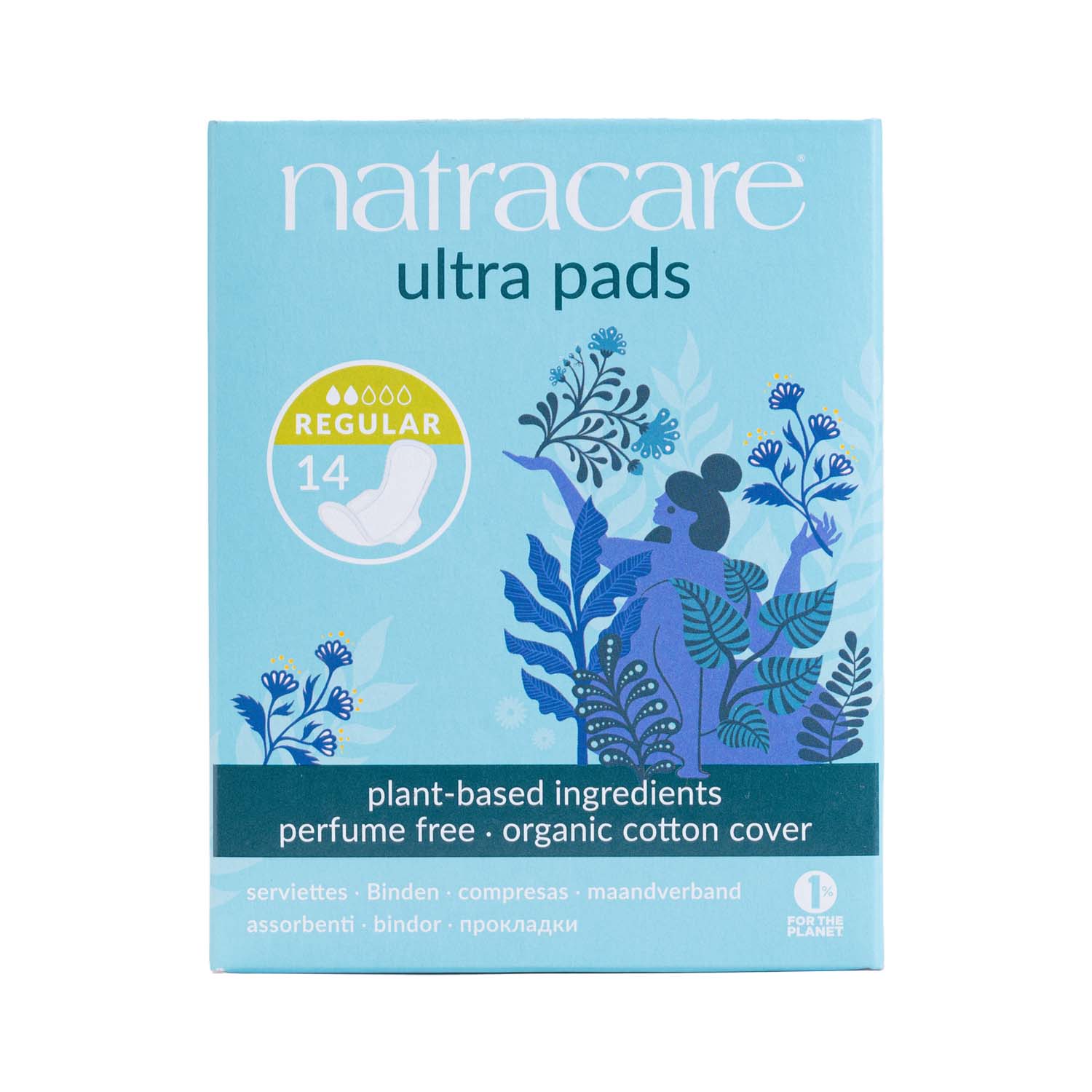 Compresas con alas plegadas regular