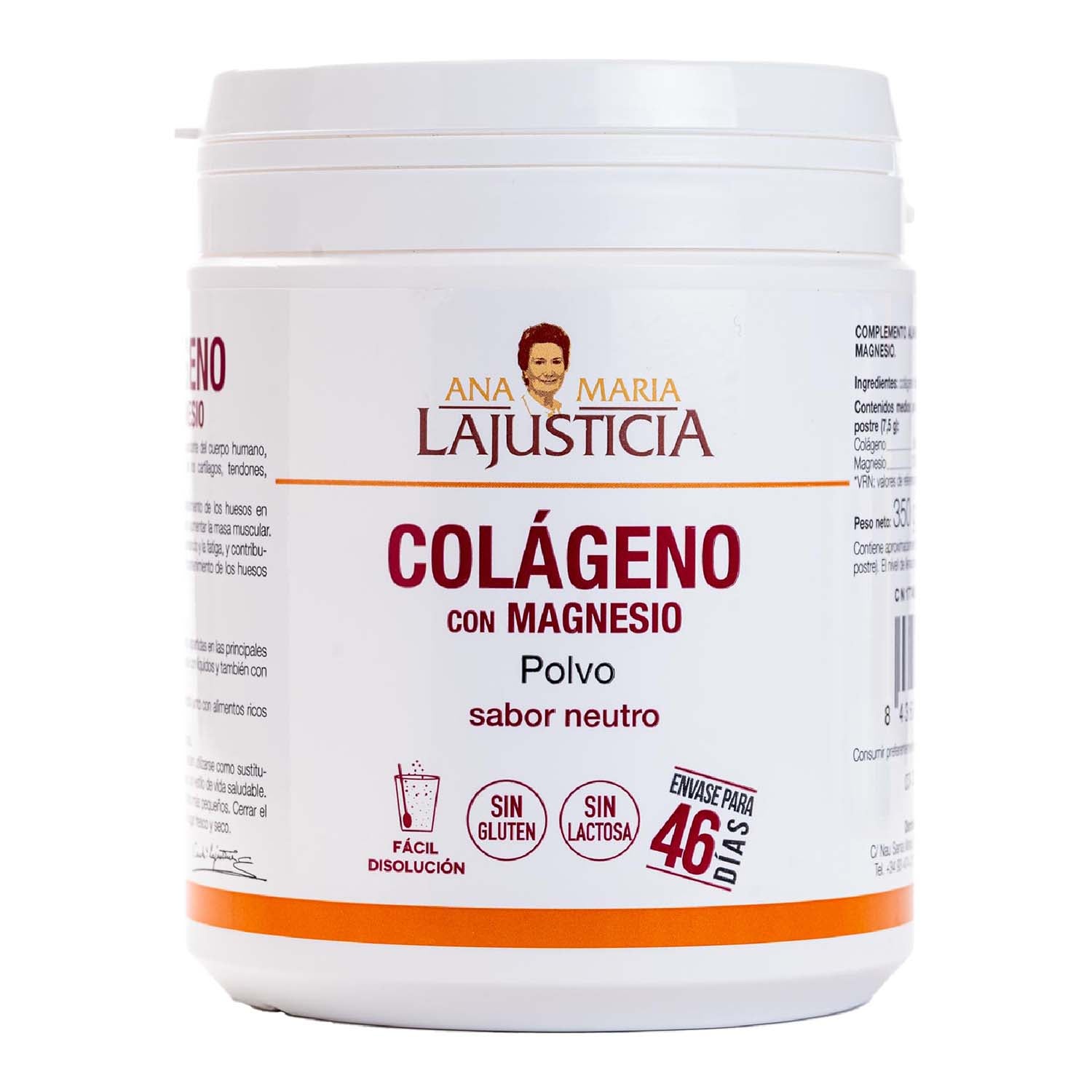 Colágeno con magnesio en polvo 350g Ana María Lajusticia