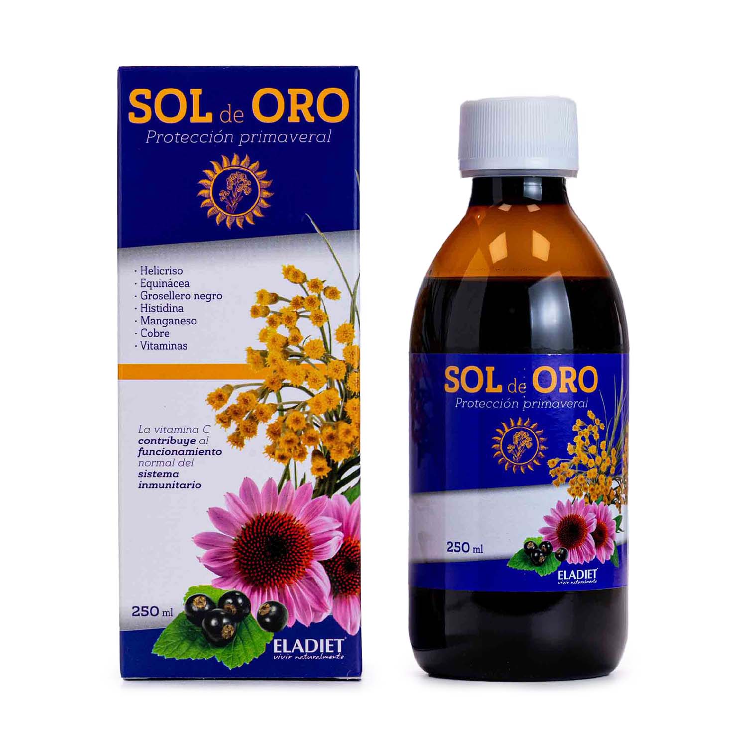 Jarabe Sol de Oro Plus 250ml Eladiet