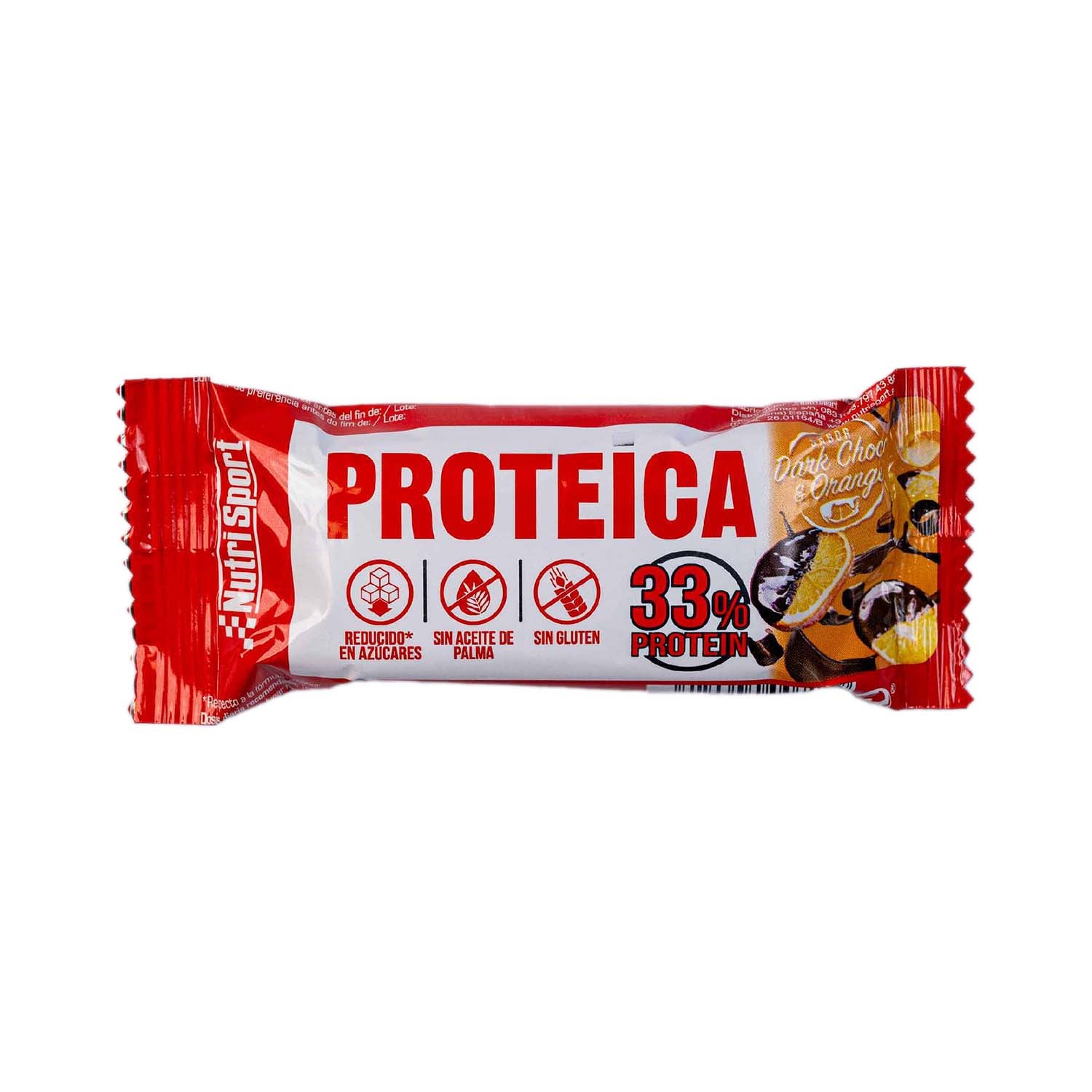 Barrita Proteica Sabor a Naranja Nutrisport