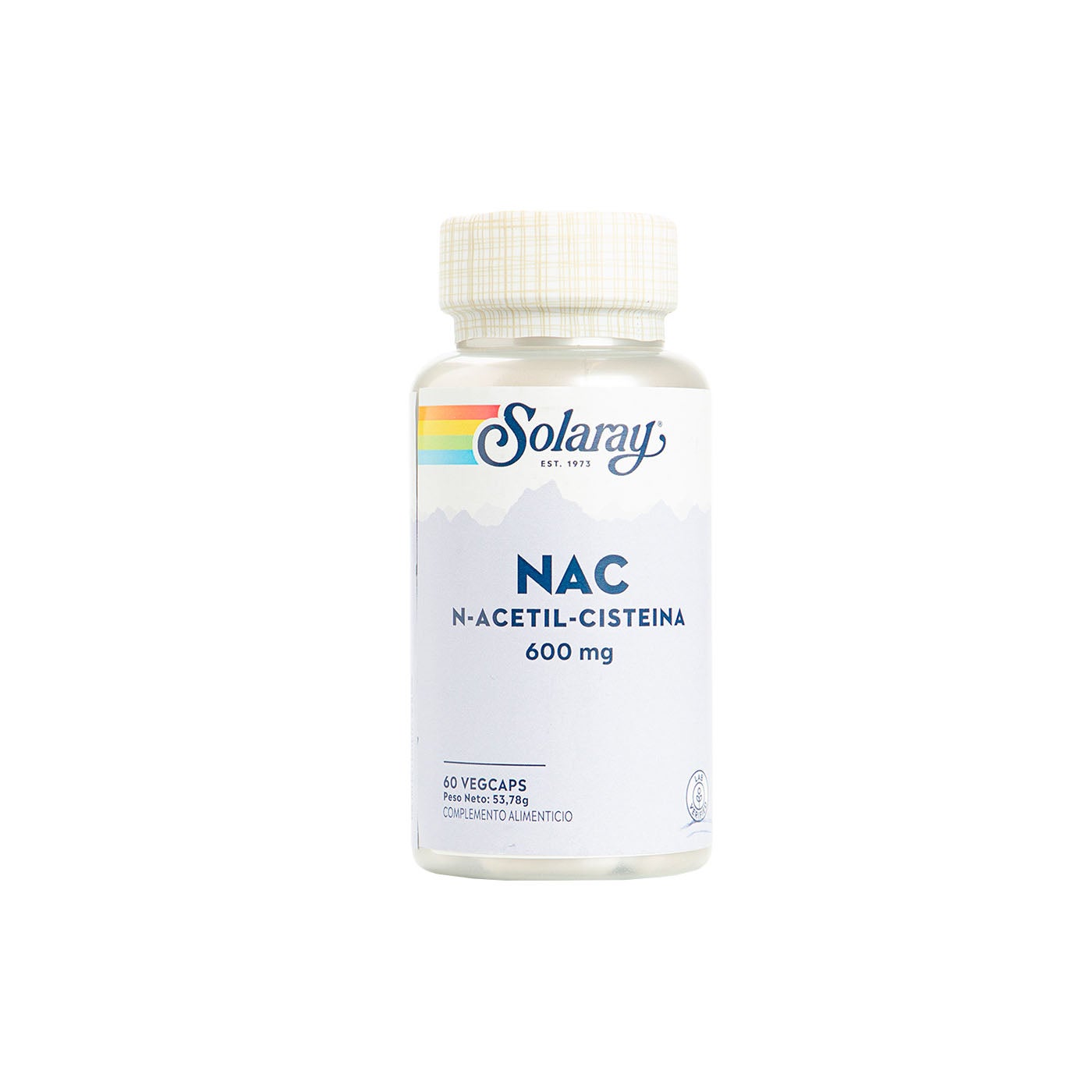 NAC 600mg 60 cápsulas Solaray