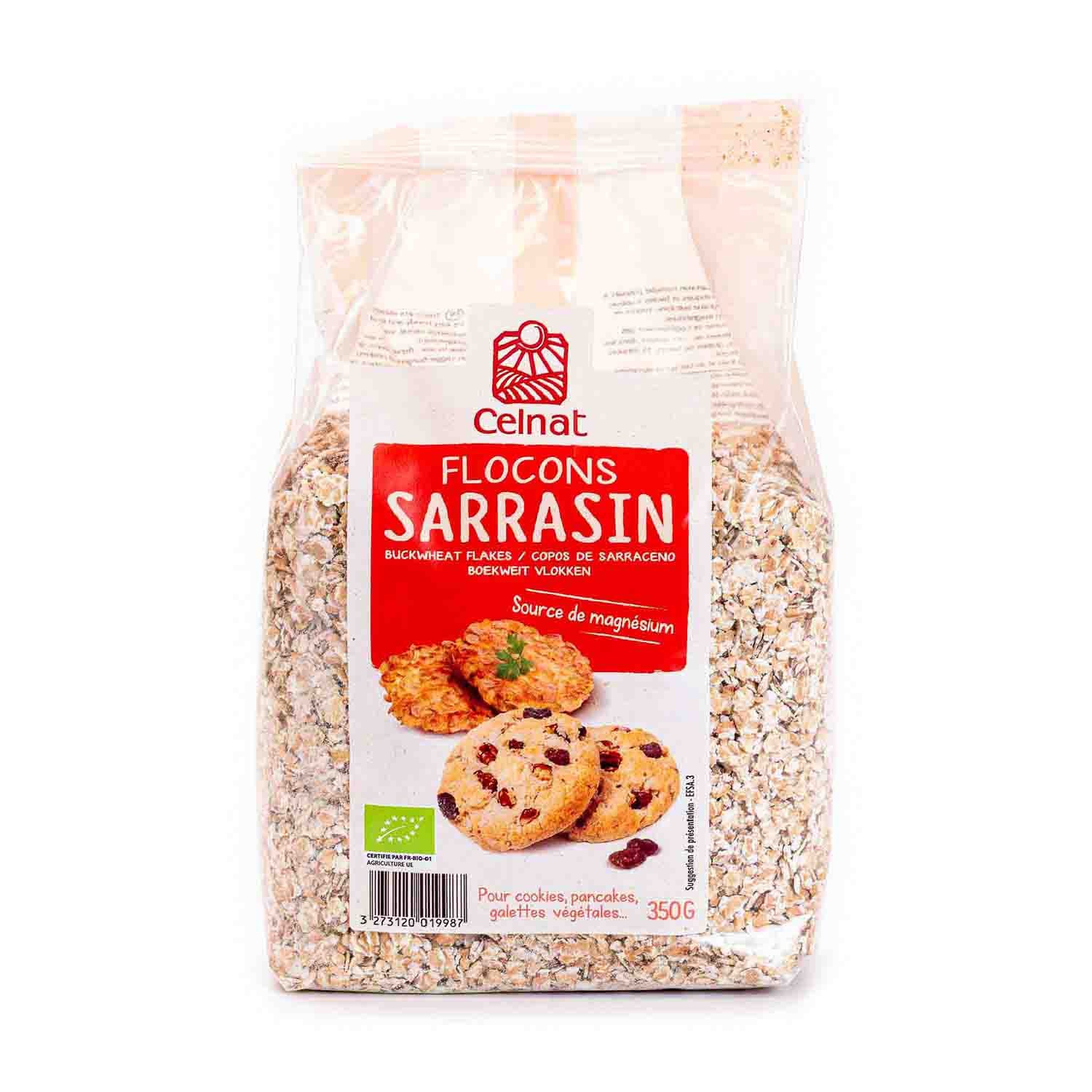 Copos de Trigo Sarraceno 350g Celnat