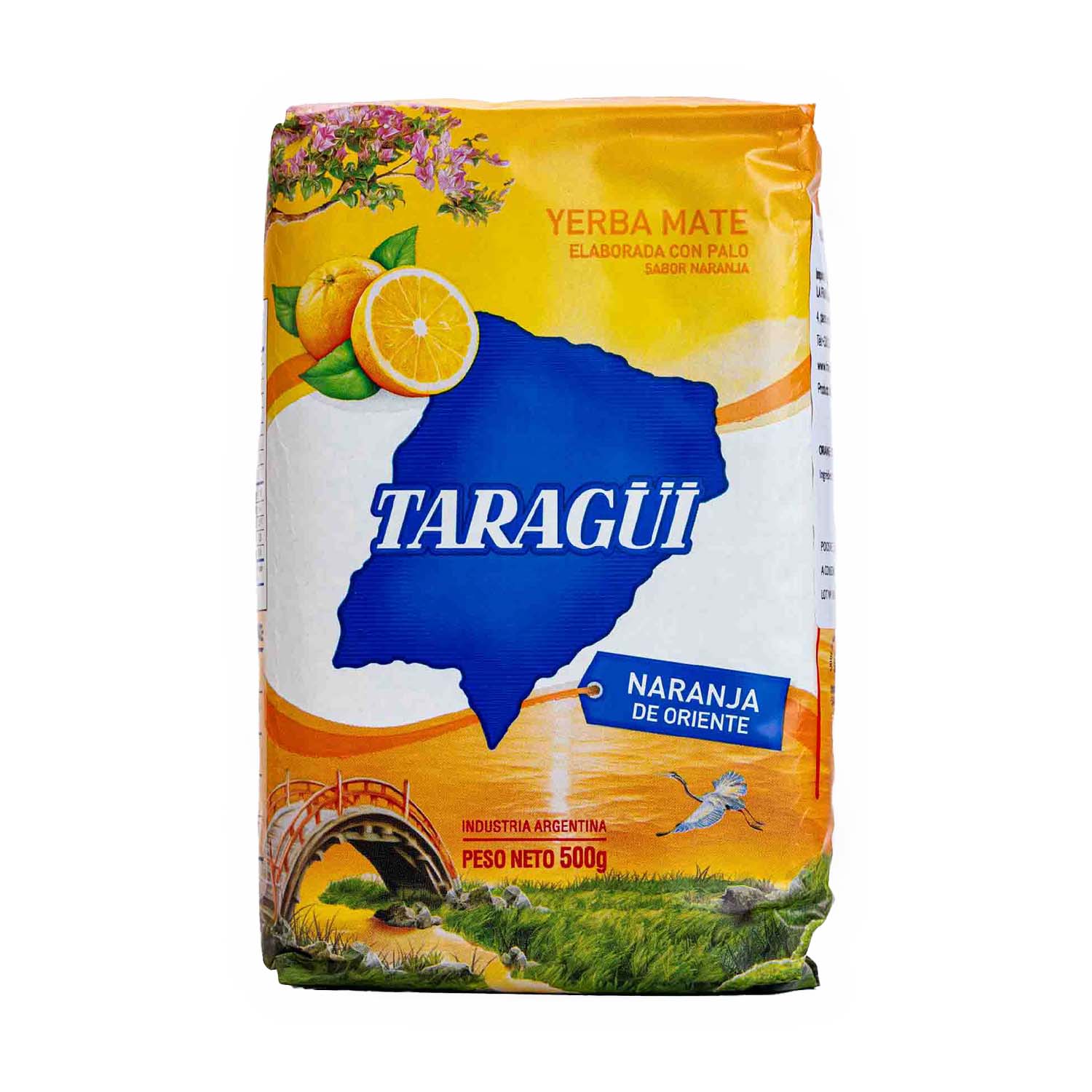 Hierba mate taragui con cáscaras de naranja 500 Molinos