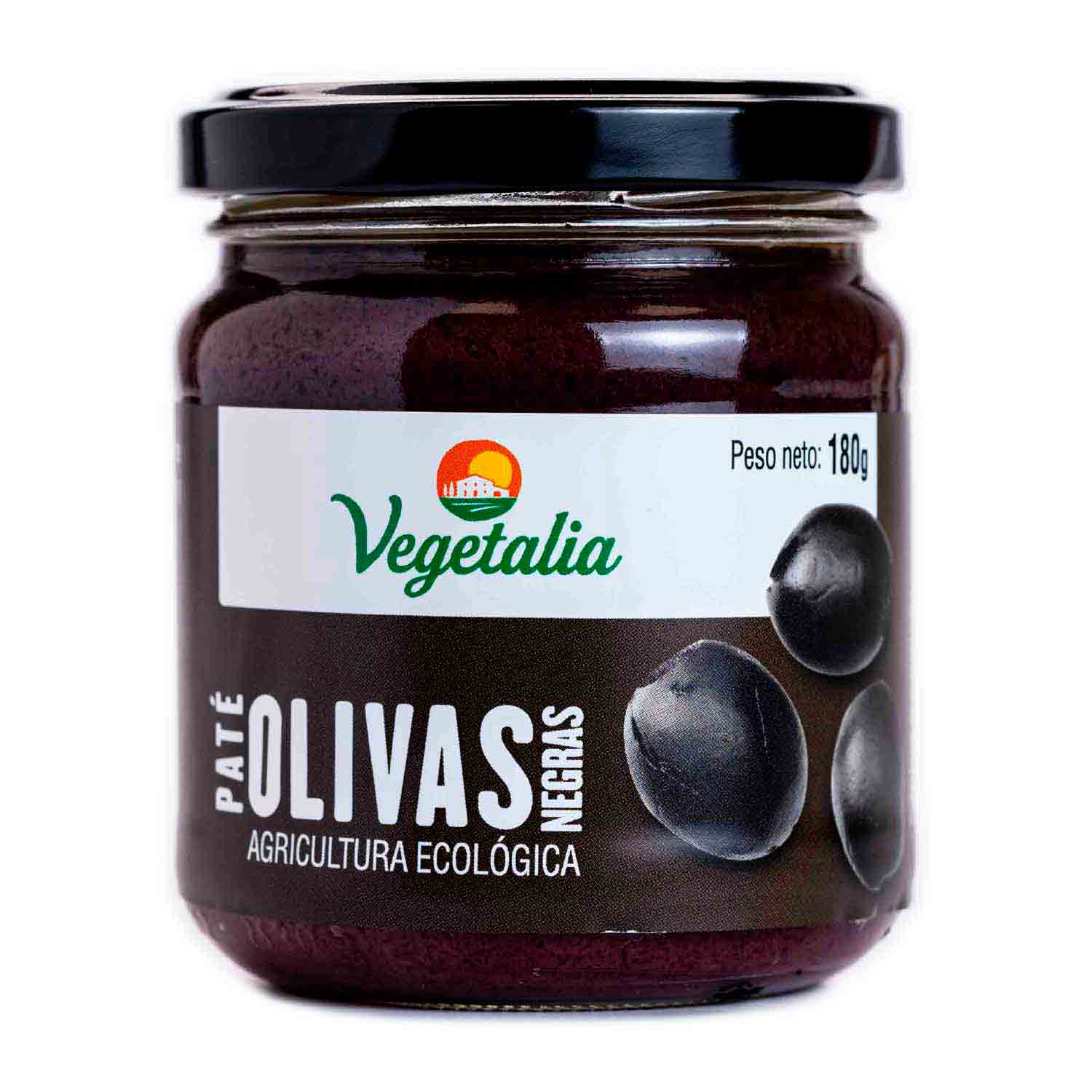 Paté de Olivas Negras 200g Vegetalia