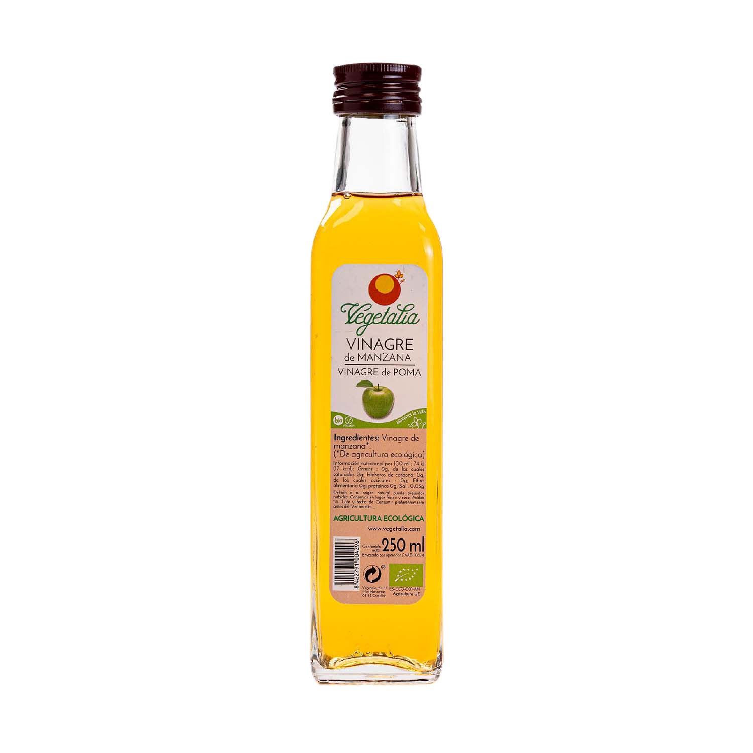 Vinagre manzana bio 250ml Vegetalia